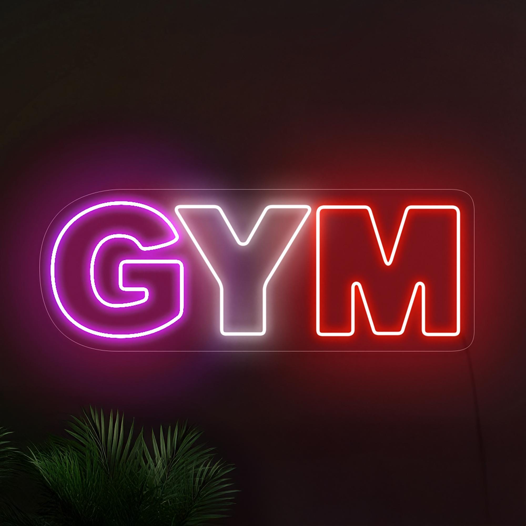 Gym Neon Sign, Fitness Neon Sign, Workout Neon Sign, Bodybuilding Gym Sign, Fitness Club Wall Art Decor, Gym Wall Art Decor