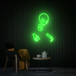 Alien Invasion Neon Sign, Funny Alien Led Sign, Custom Neon Sign, Alien Cartoon Wall Art, Shop Bar Pub Man Cave Hip Hop Party Wall Decor