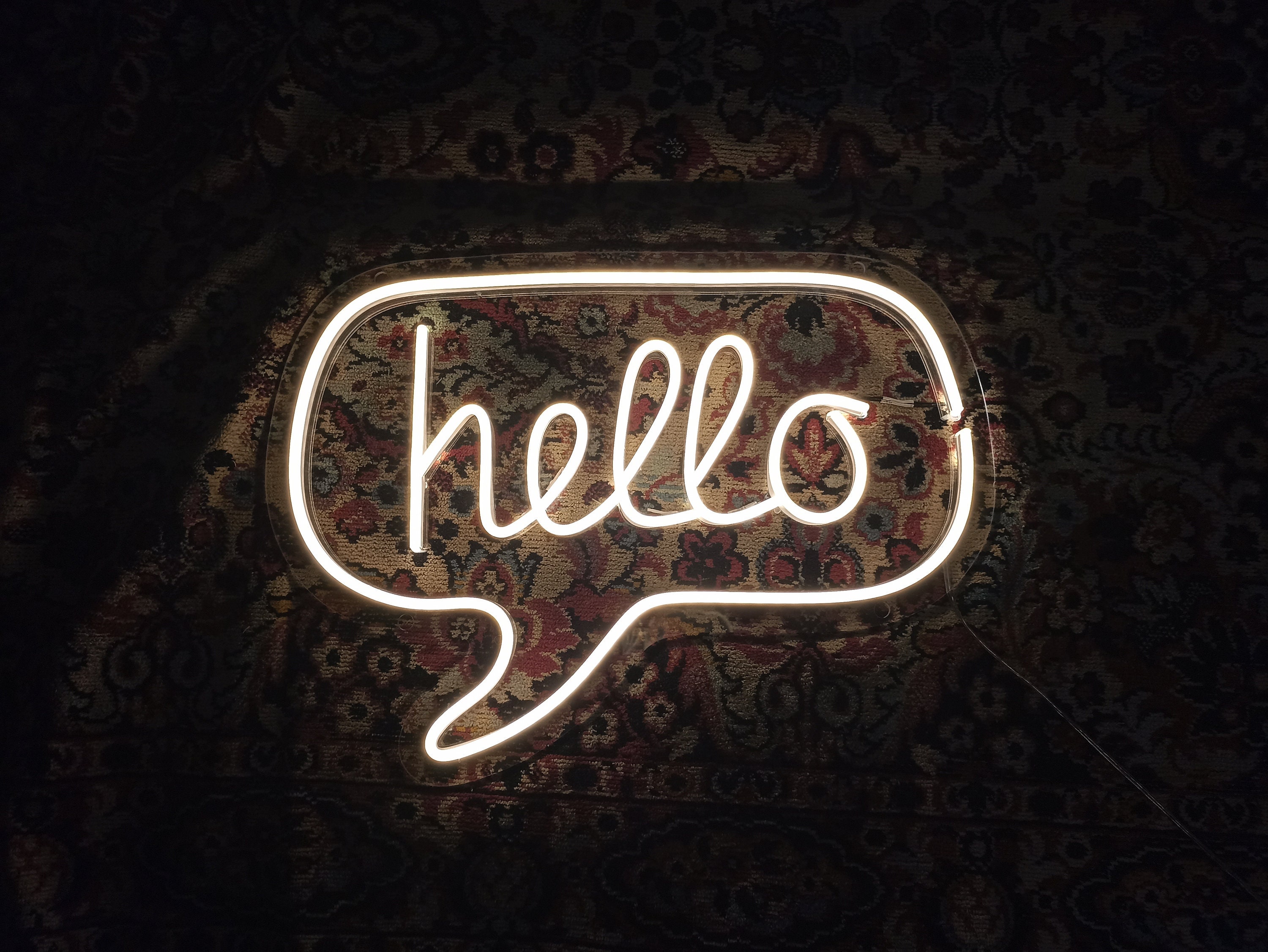 Hello Neon Sign, Hello Led Light, Hello Neon Sign, Gift Neon Sign, Hello Neon Light Sign