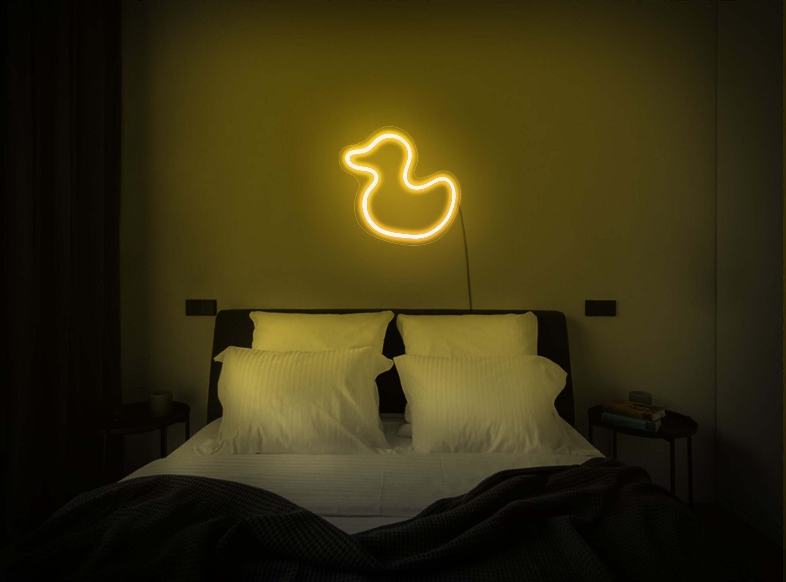 Duck Neon Sign, Rubber Duck Neon Sign, Duck Led Sign, Rubber Duck Sign, Kids Neon Sign, Neon Sign Bathroom, Duck Wall Art, Duck Wall Decor