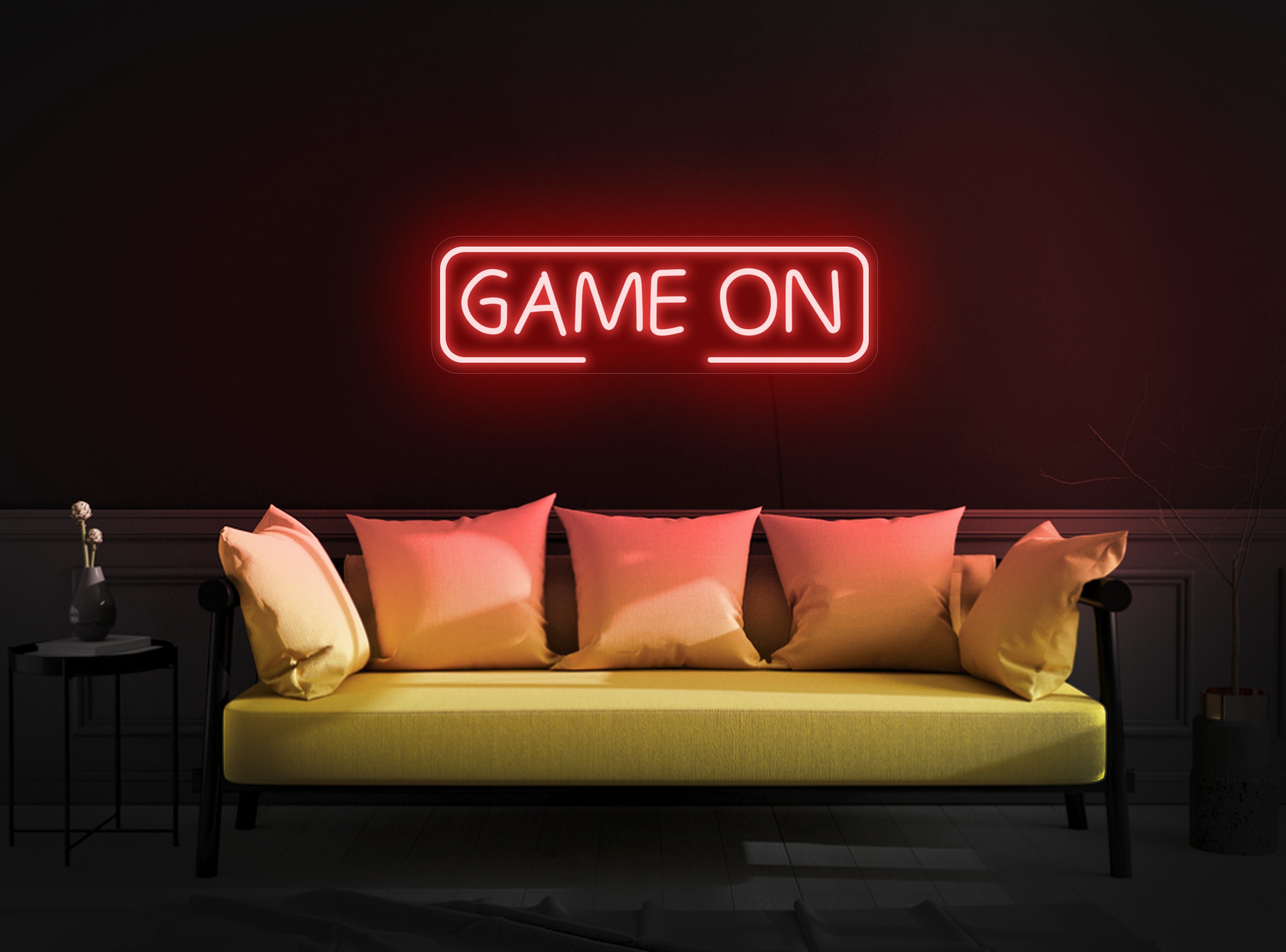 Game On Neon Sign, Gamer Neon Sign, Game Room Neon Sign, Gaming Neon Sign, Gaming Wall Decor, Game Room Decor