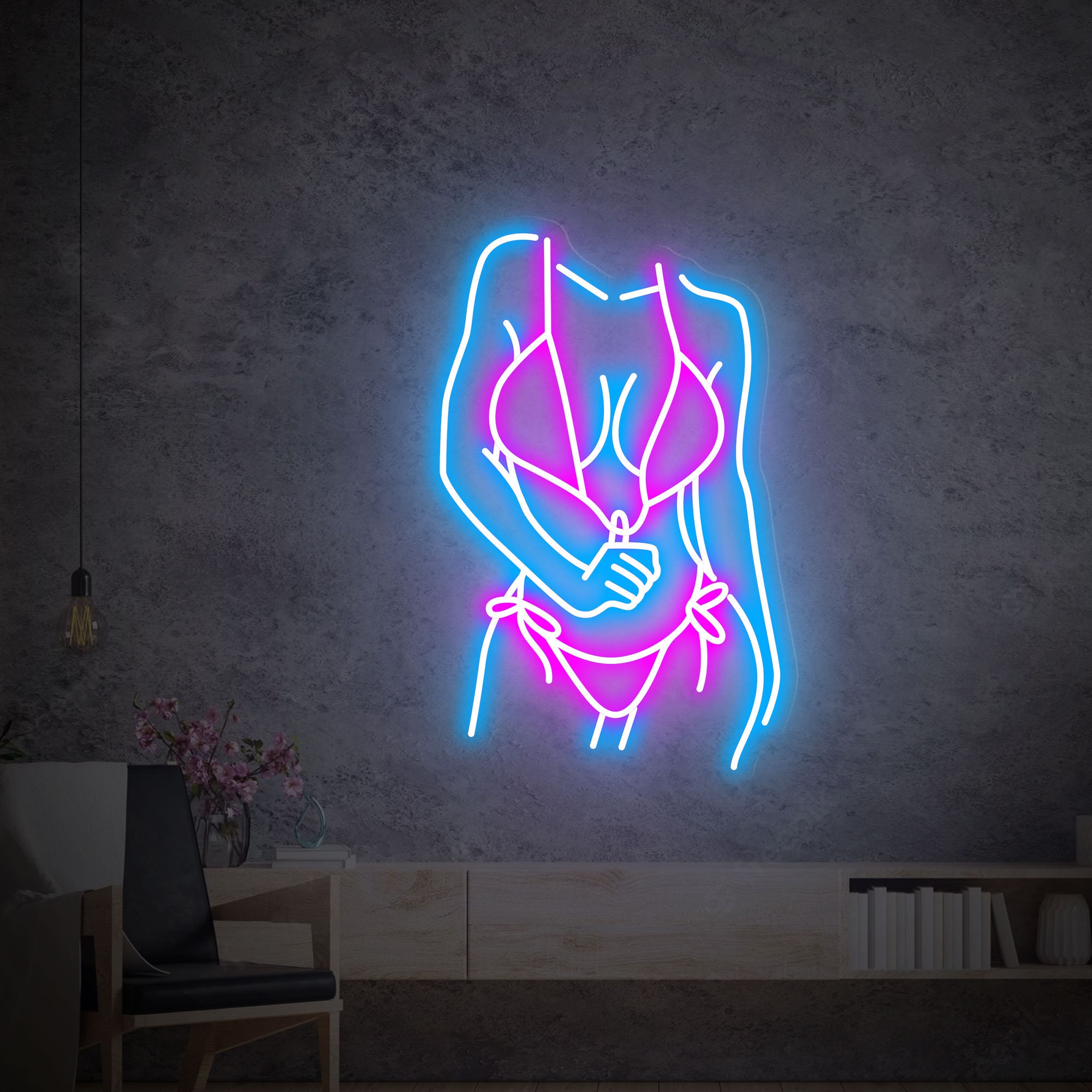 Sexy Body Led Neon Sign, Female Woman Figure Led Lights, Wall Decor, Sexy Girl Neon Sign, Custom Neon Sign, Sexy Body Led Sign