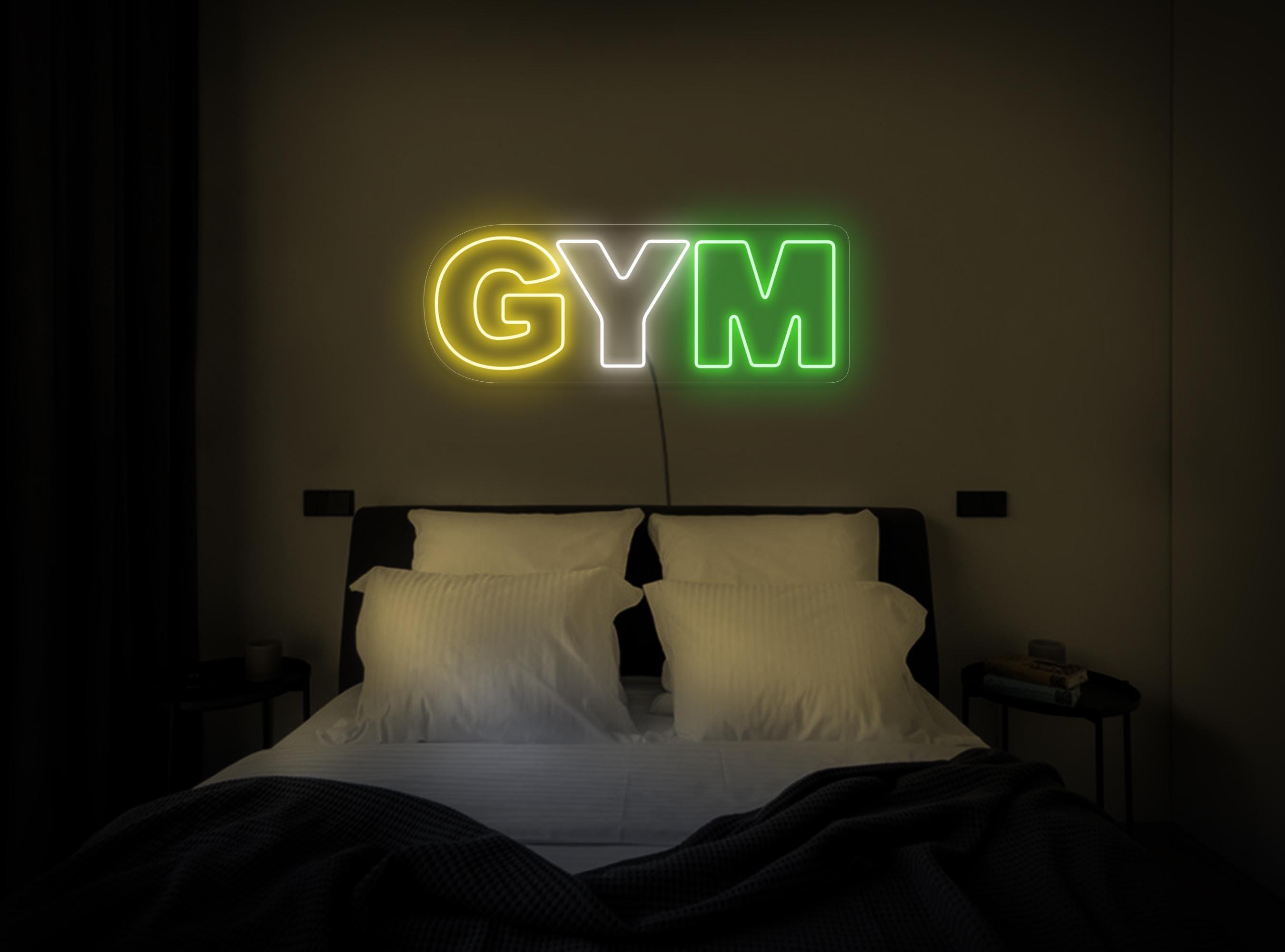 Gym Neon Sign, Fitness Neon Sign, Workout Neon Sign, Bodybuilding Gym Sign, Fitness Club Wall Art Decor, Gym Wall Art Decor