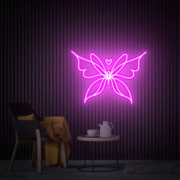 Butterfly Neon Sign, Butterfly Neon Wall Art, Custom Neon Sign, Home Bedroom Decor, Perfect Neon Wall Decor for Girls Room, Christmas Gift