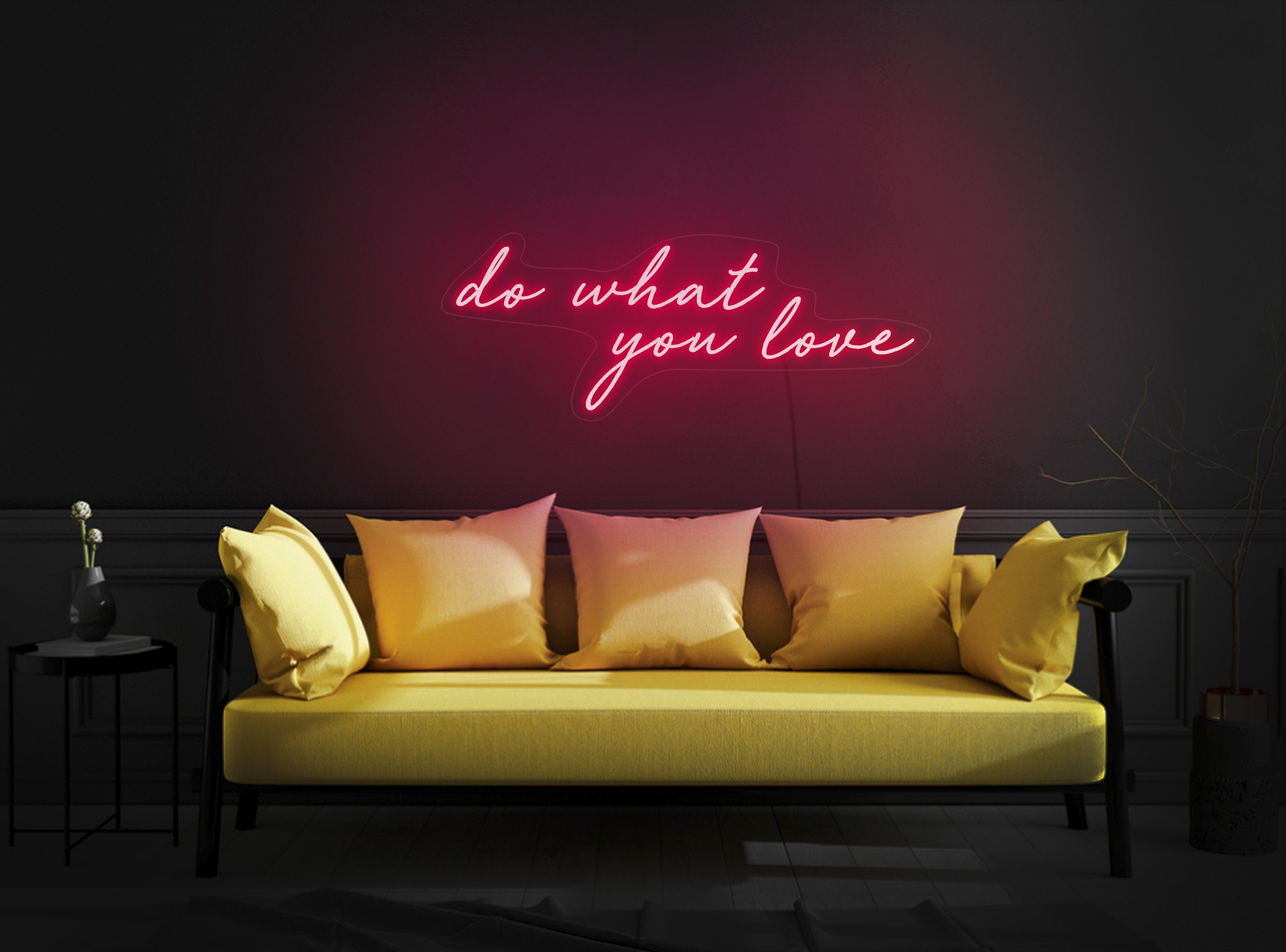 Do What You Love Neon Sign, Do What You Love Led Sign, Do What You Love Wall Decor, Neon Sign Bedroom