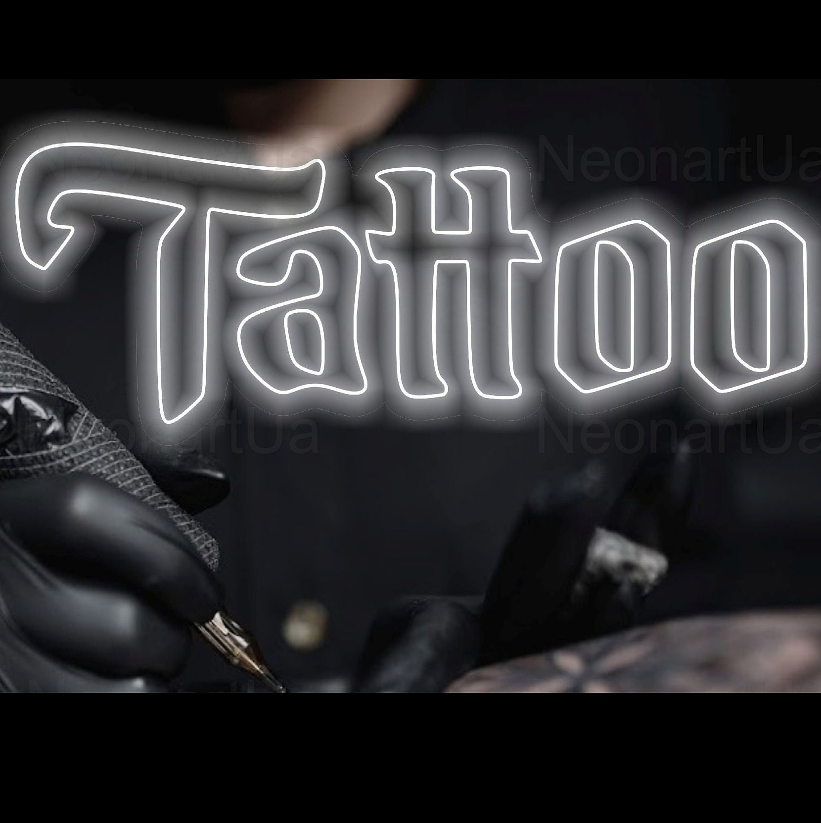 Tattoo Neon Sign, Tattoo Led Sign, Tattoo Art, Best Gift, Shop Neon Sign, Neon Tattoos, Wall Neon Sign