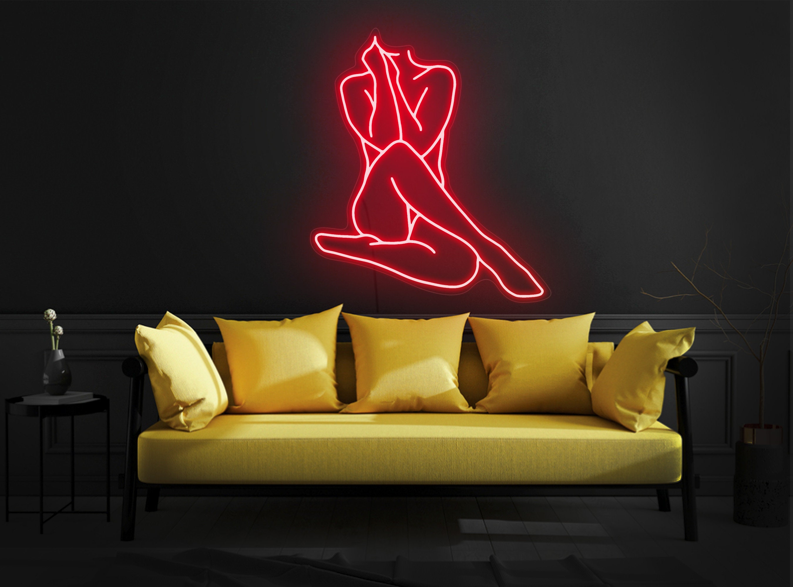 Lady Neon Sign, Body Neon Sign, Woman Body Neon Sign, Woman Body Wall Decor, Lady Neon Sign, Neon Sign Bedroom Girl