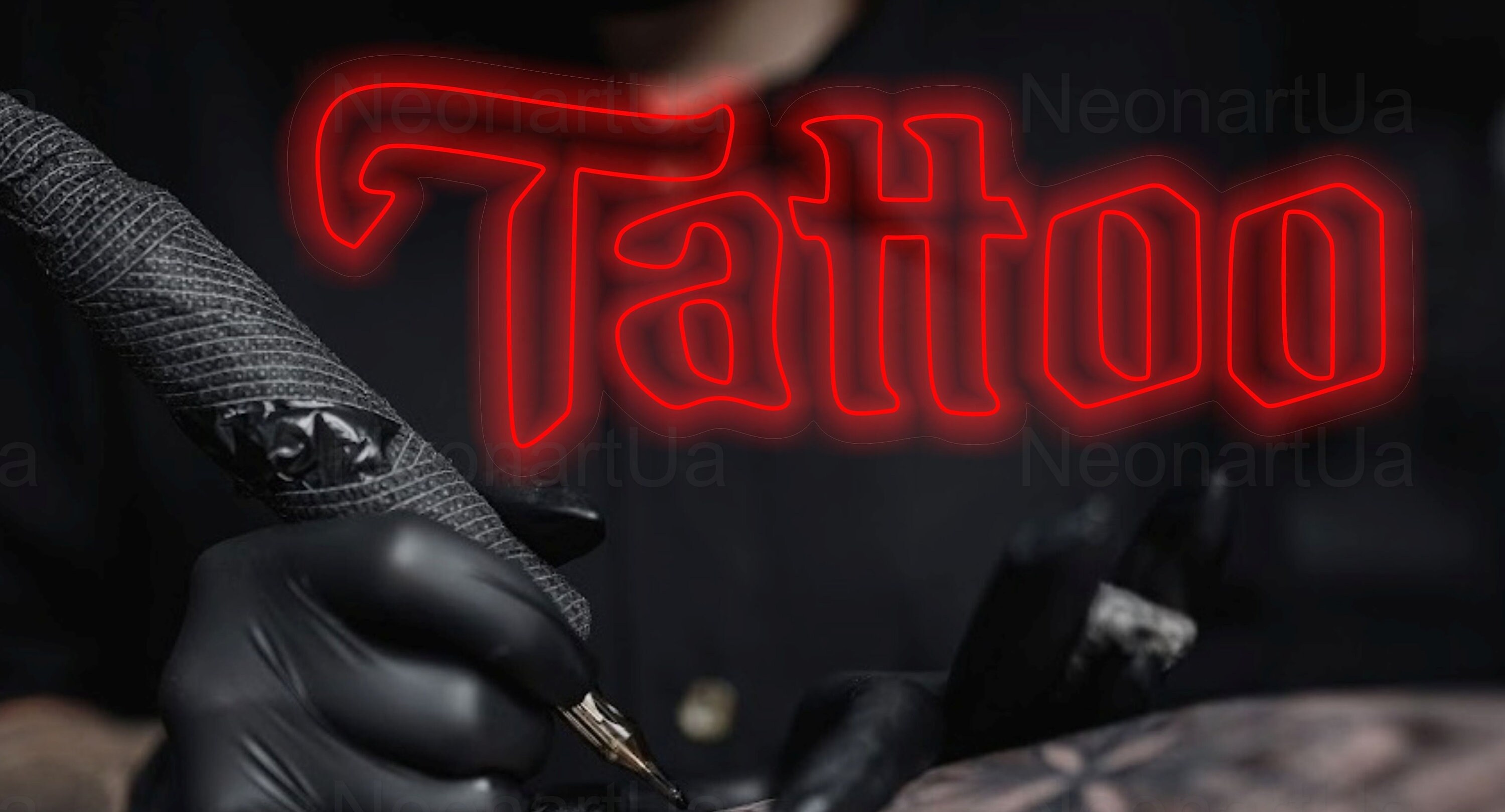 Tattoo Neon Sign, Tattoo Led Sign, Tattoo Art, Best Gift, Shop Neon Sign, Neon Tattoos, Wall Neon Sign