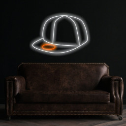 Baseball Cap Neon Sign, Neon Sign In The Shape Of A Hat, Baseball Hat Neon Light, Custom Baseball Cap Neon, Neon Sign For Hat Lover