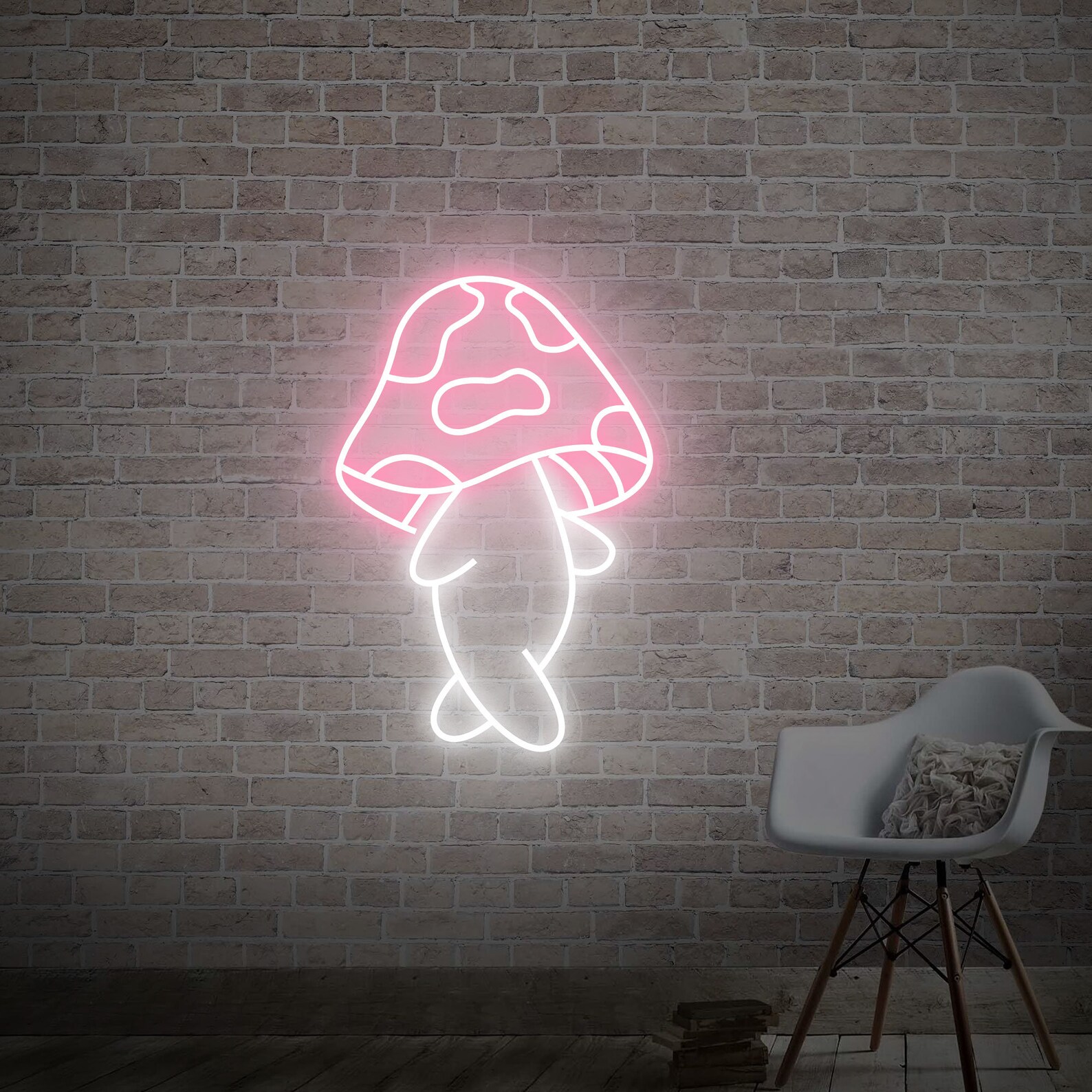 Mushroom Neon Sign Room Wall Art Neon Wall Decor Lights Cool Neon Sign Party Decor Sign