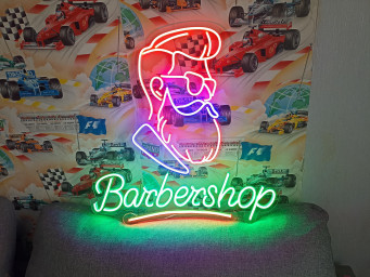Vintage Barber Neon Sign, Neon Sign For Barber Shop, Barber Pole Neon Sign, Barber Shop Decor, Neon Light For Barber