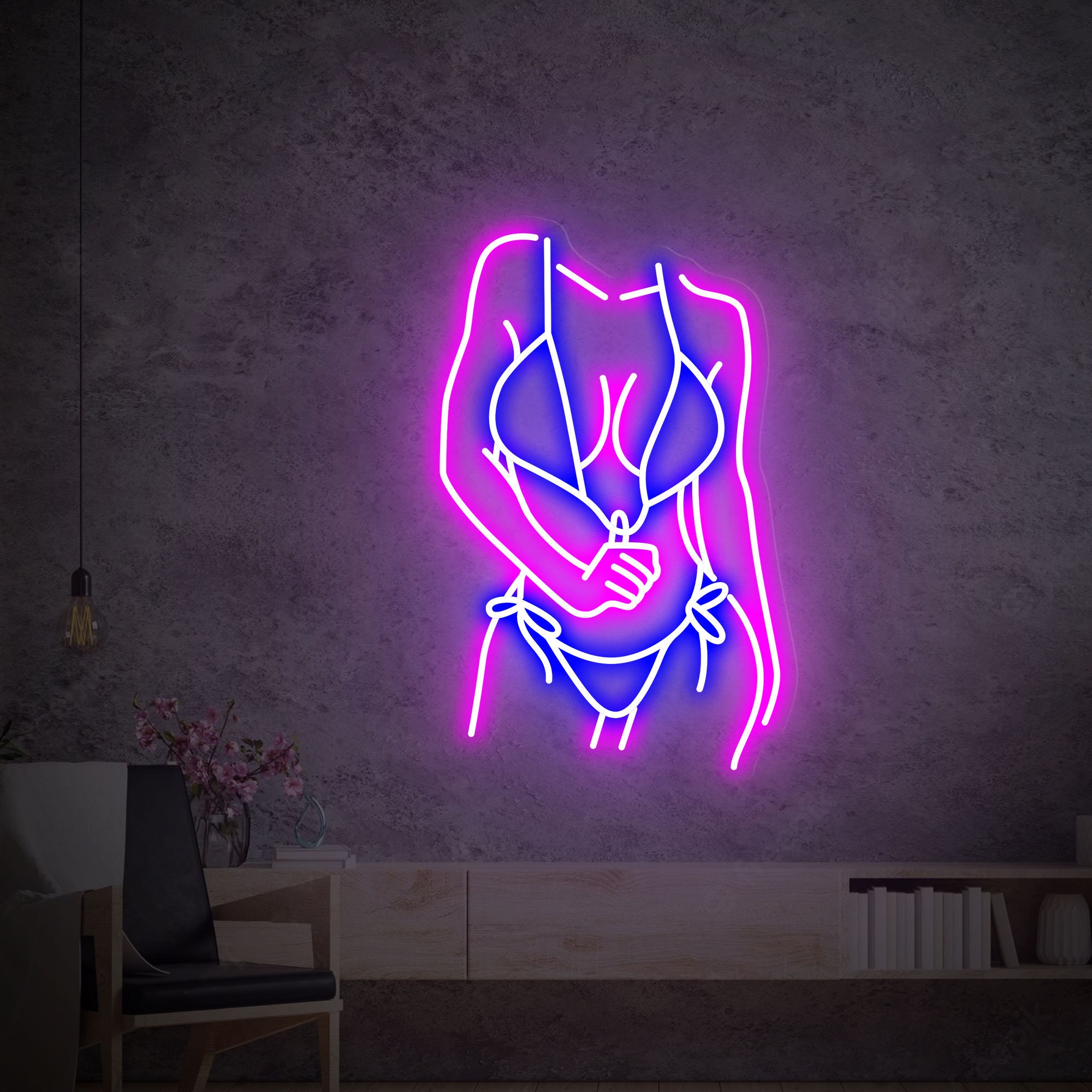 Sexy Body Led Neon Sign, Female Woman Figure Led Lights, Wall Decor, Sexy Girl Neon Sign, Custom Neon Sign, Sexy Body Led Sign
