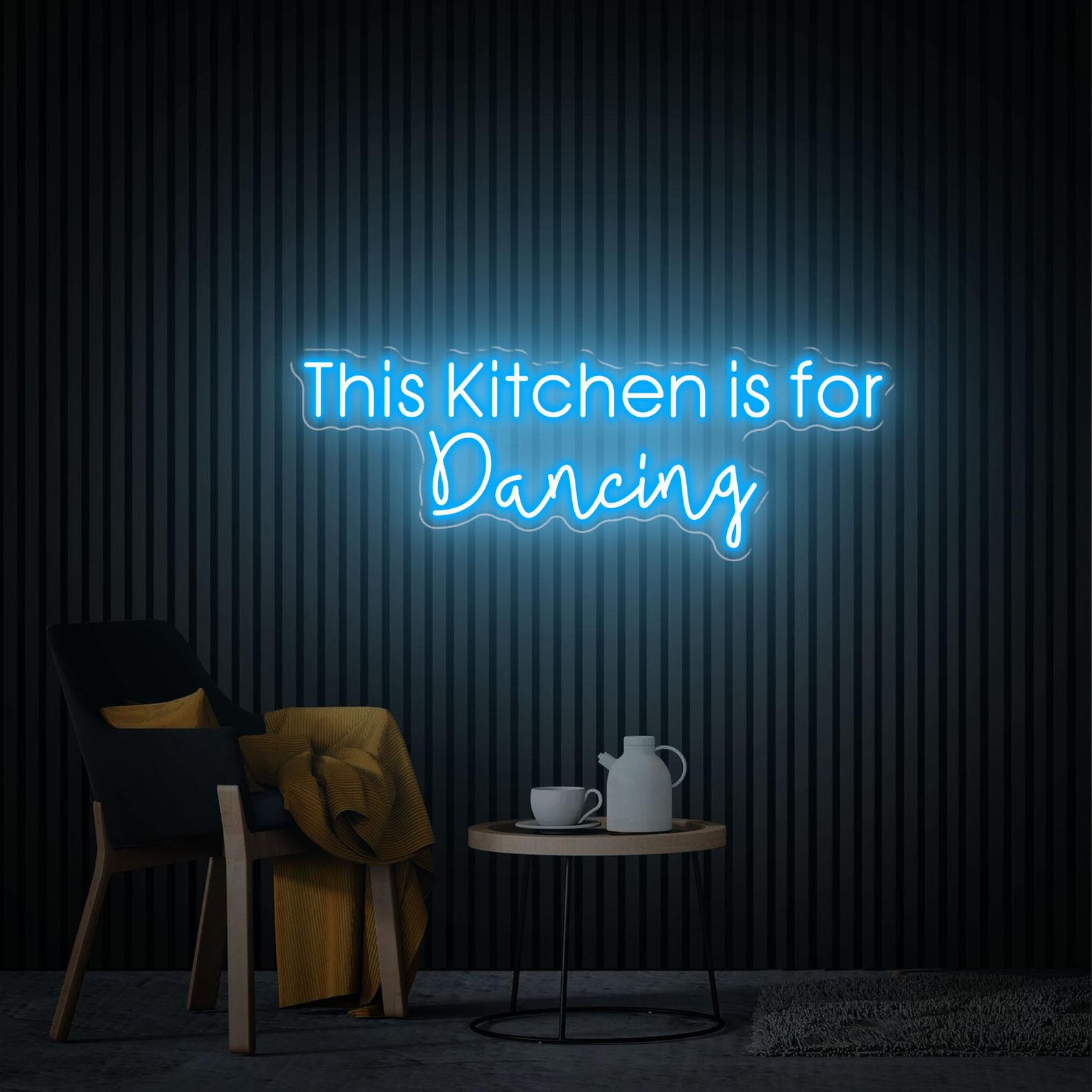 This Kitchen Is For Dancing Neon Sign, Custom Kitchen Neon Sign, Kitchen Neon Art, Home Wall Decor, Handmade Neon Gifts Sign For Mom