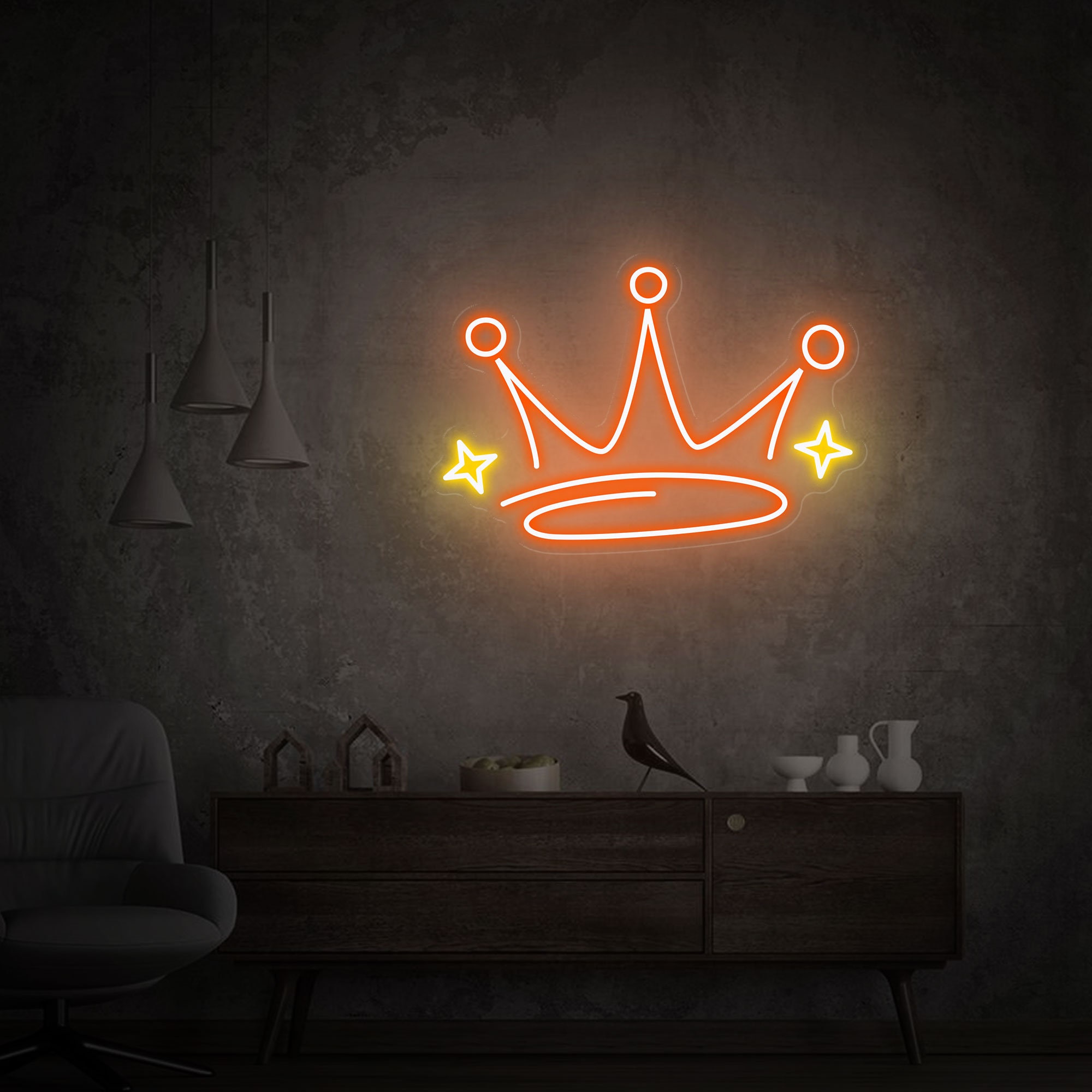 Crown Neon Sign, Crown Led Sign, Gift Sign Wall Decor, Personalized Gifts for Kids, Neon Wall Sign, Custom Neon Lights, Neon Sign for Room