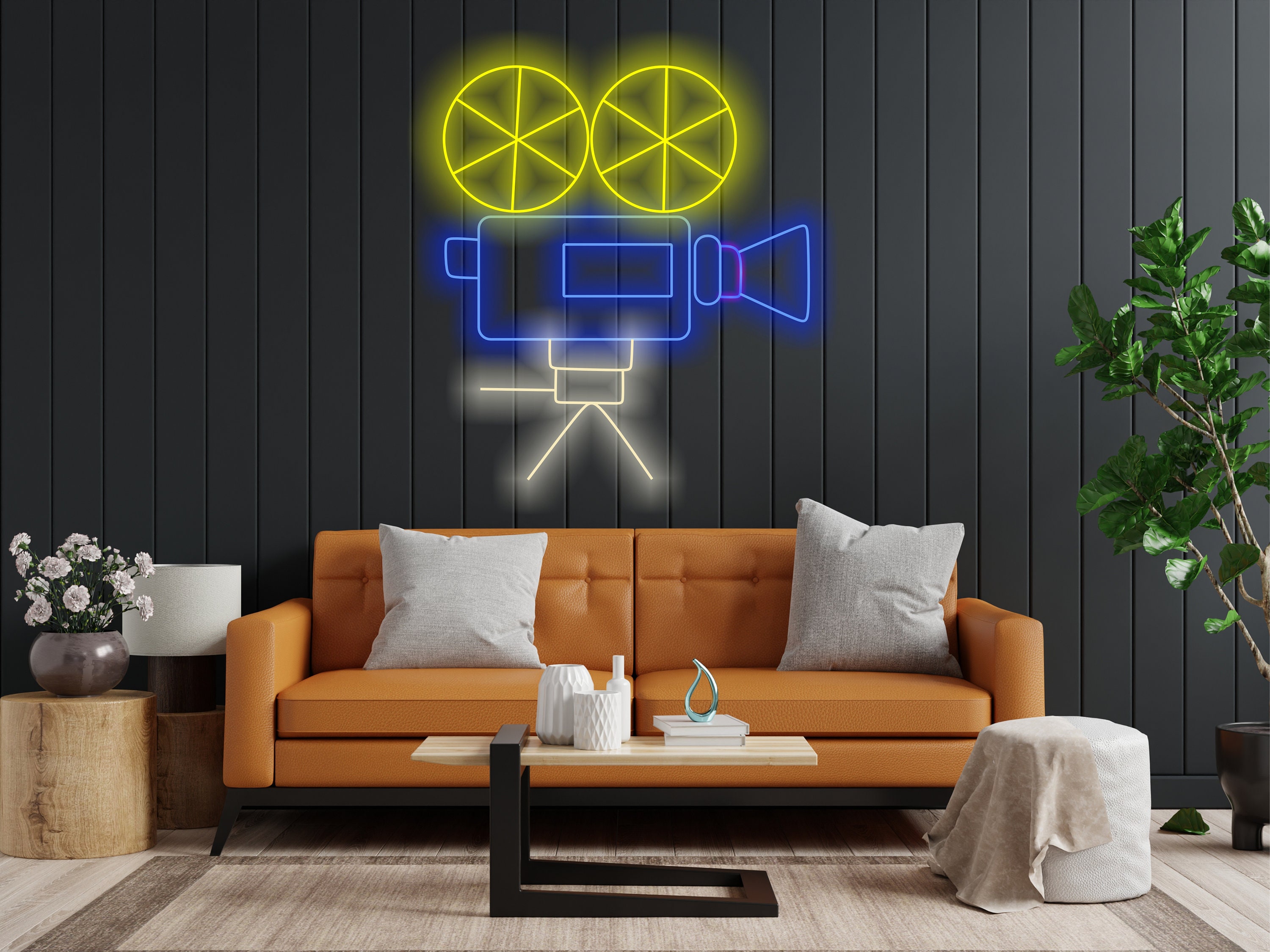 Retro Photo Camera Neon Light, Classic Camera Neon Decor, Photography Enthusiast Neon Sign, Old-Fashioned Camera Neon Sign, Retro Camera Led