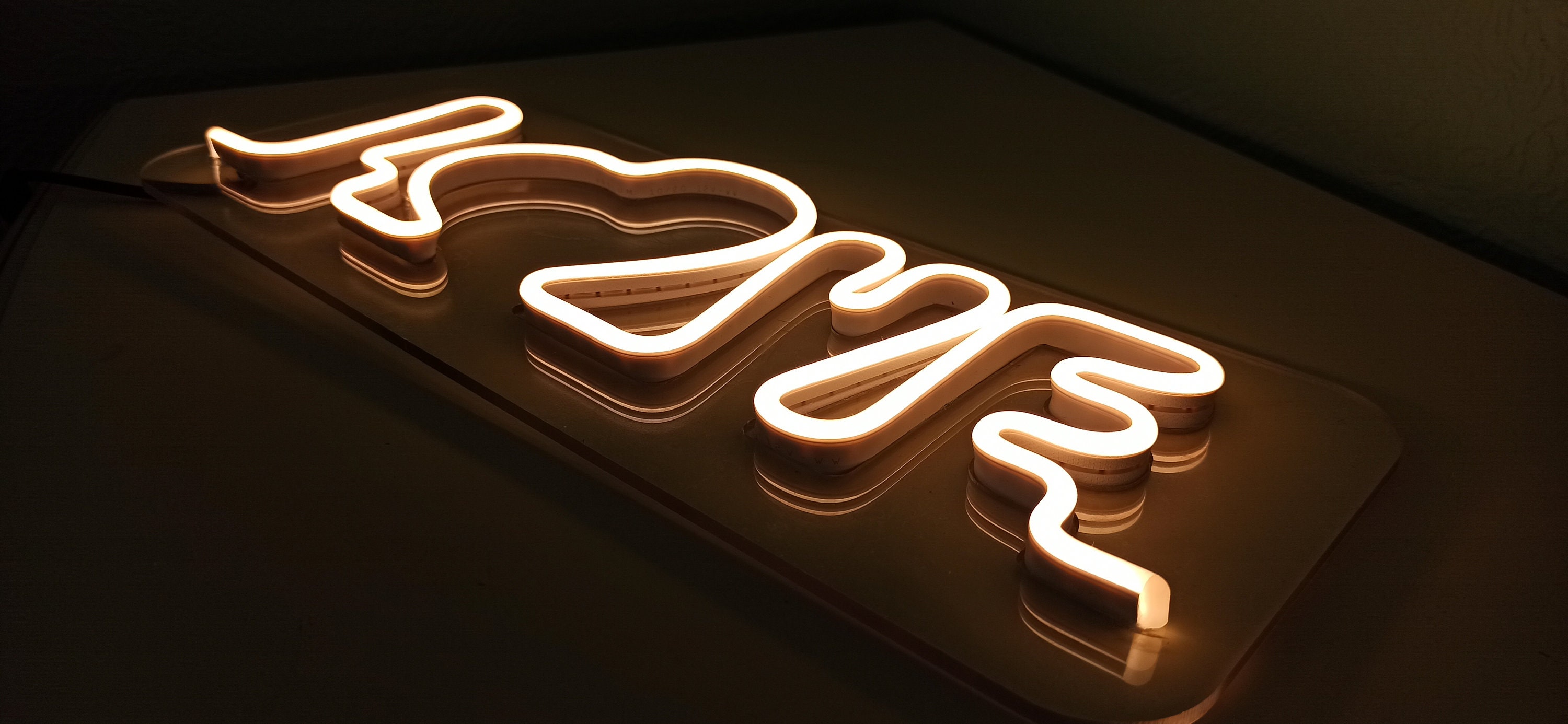 Love Neon Sign, Neon Love Sign For Wedding, Valentine's Day Gift For Lovers, Lettering Love Neon Sign