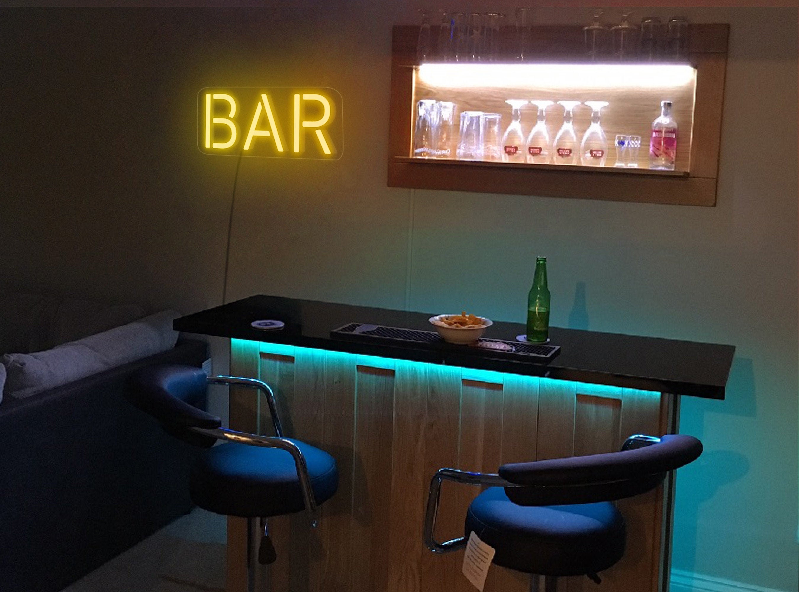 Bar Neon Sign, Bar Neon Light, Bar Led Sign, Home Bar Neon Sign, Home Bar Led Sign, Man Cave Neon Sign, Neon Sign Wall Decor