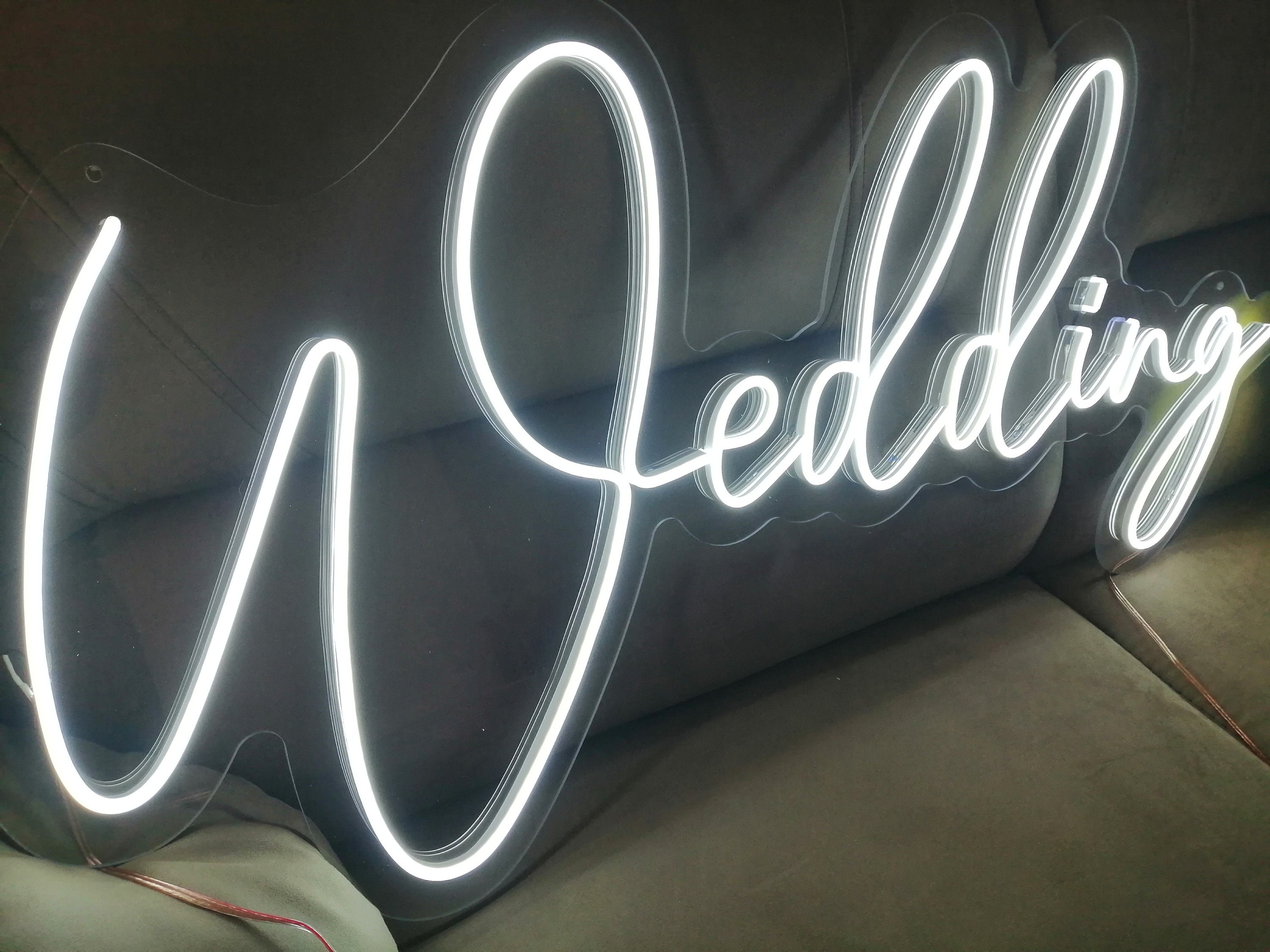 Neon Sign For Wedding, Wedding Neon Sign, Wedding Inscription Neon Sign, Wedding Lettering Neon Sign, Wedding Sign Wall Decor
