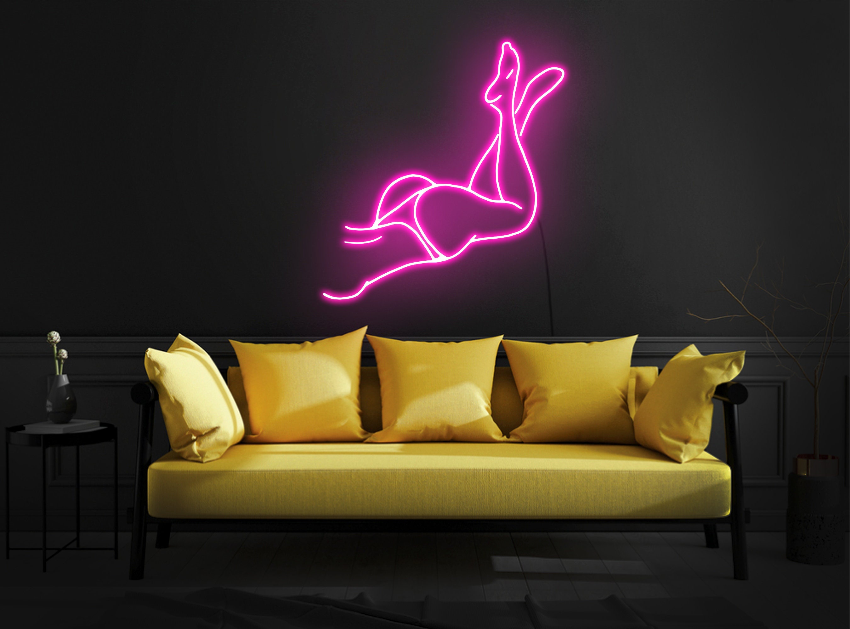 Woman Body Neon Sign, Body Wall Decor, Girl Neon Sign, Girl Neon Light, Lady Neon Sign, Body Neon Sign, Woman Body Decor