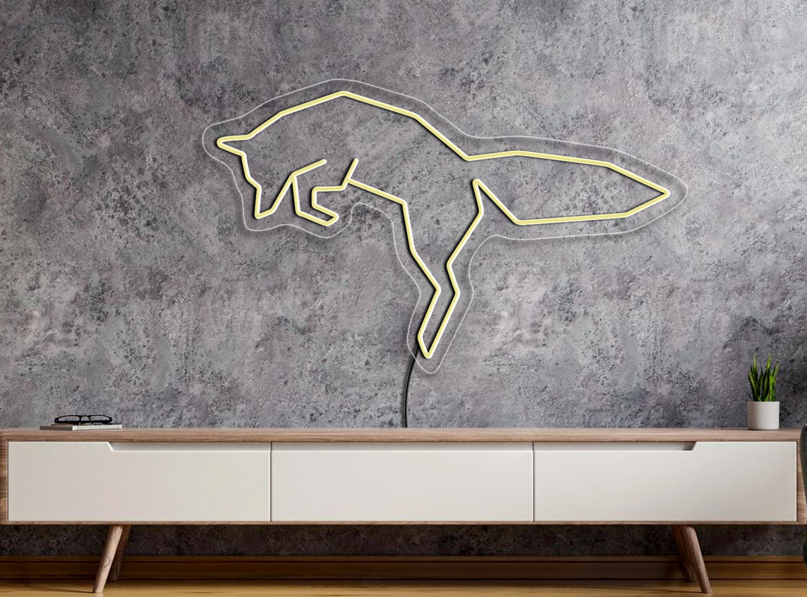 Fox Neon Sign, Fox Led Sign, Fox Light Sign, Animal Neon Sign, Kids Room Neon, Neon Sign Bedroom, Fox Lover Gift, Fox Wall Decor, Fox Wall Art