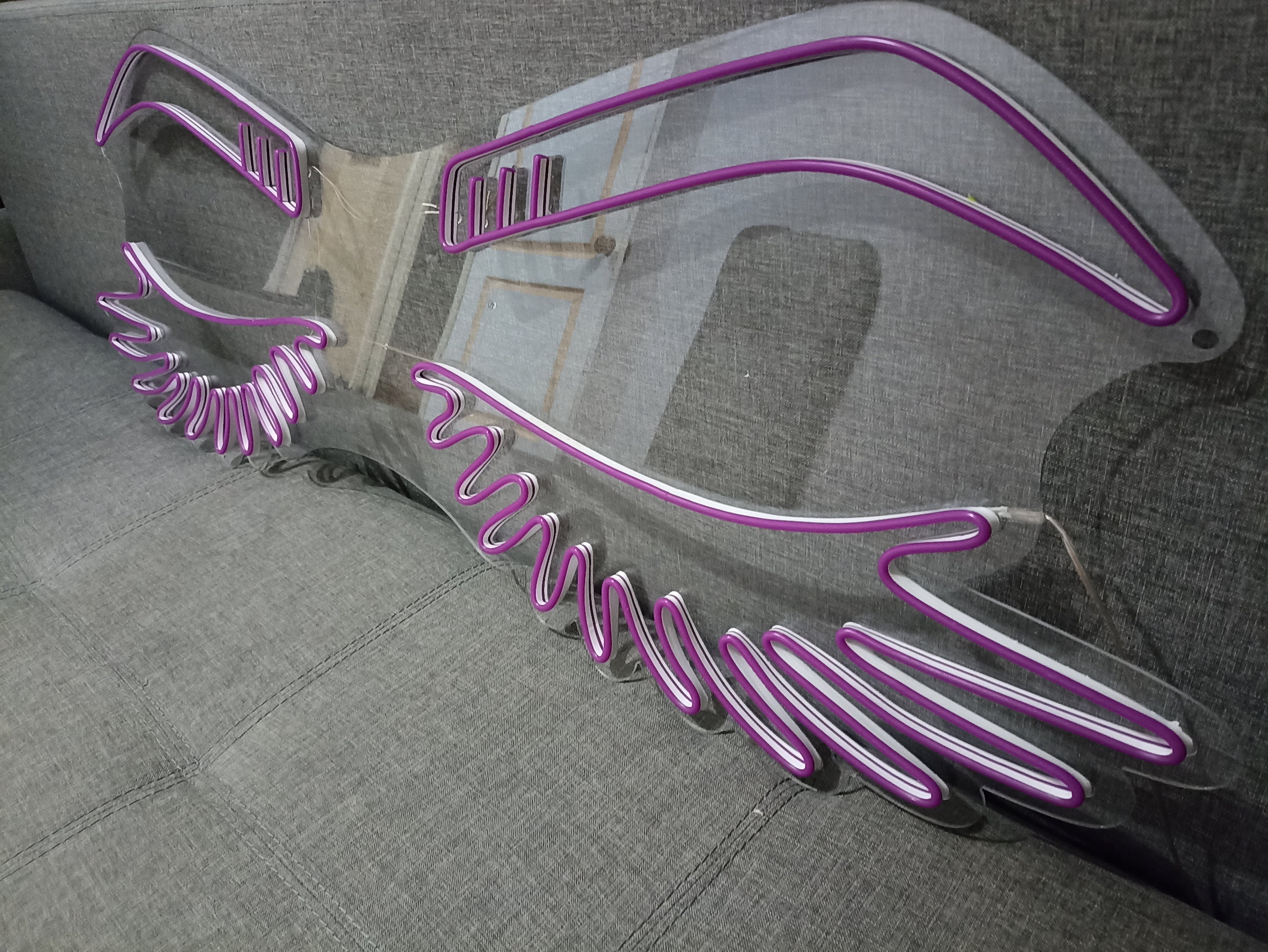 Eyelashes Led Neon Sign, Beauty Salon Sign, Custom Neon Sign, Wall Decor, Girl Face & Eyebrows, Decoration In A Beauty Salon, Wall Decor