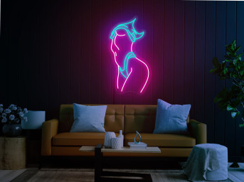 Body Neon Sign, Woman Neon Sign, Girl Body Neon Sign, Woman Body Neon, Lady Neon Sign, Woman Body Wall Art, Neon Sign Bedroom