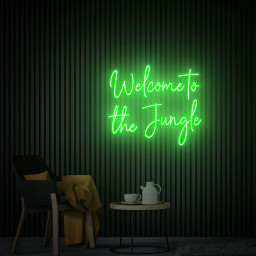 Welcome To The Jungle Neon Sign Custom Led Sign Room Wall Art Man Cave Neon Home Decor Bar Neon Sign Birthday Personalized Gift