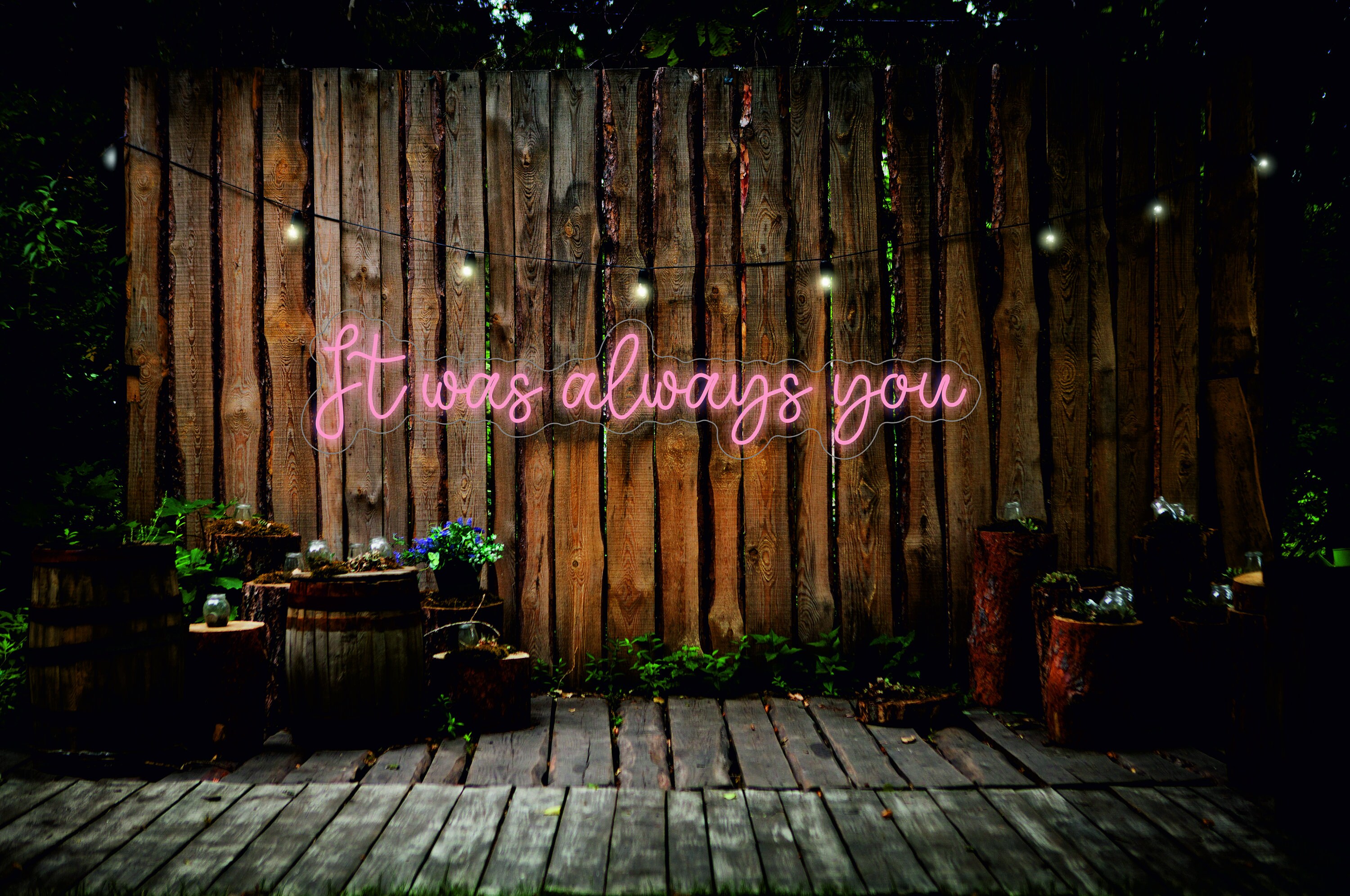 It Was Always You Neon Sign, Wedding Neon Sign, Custom Neon Sign