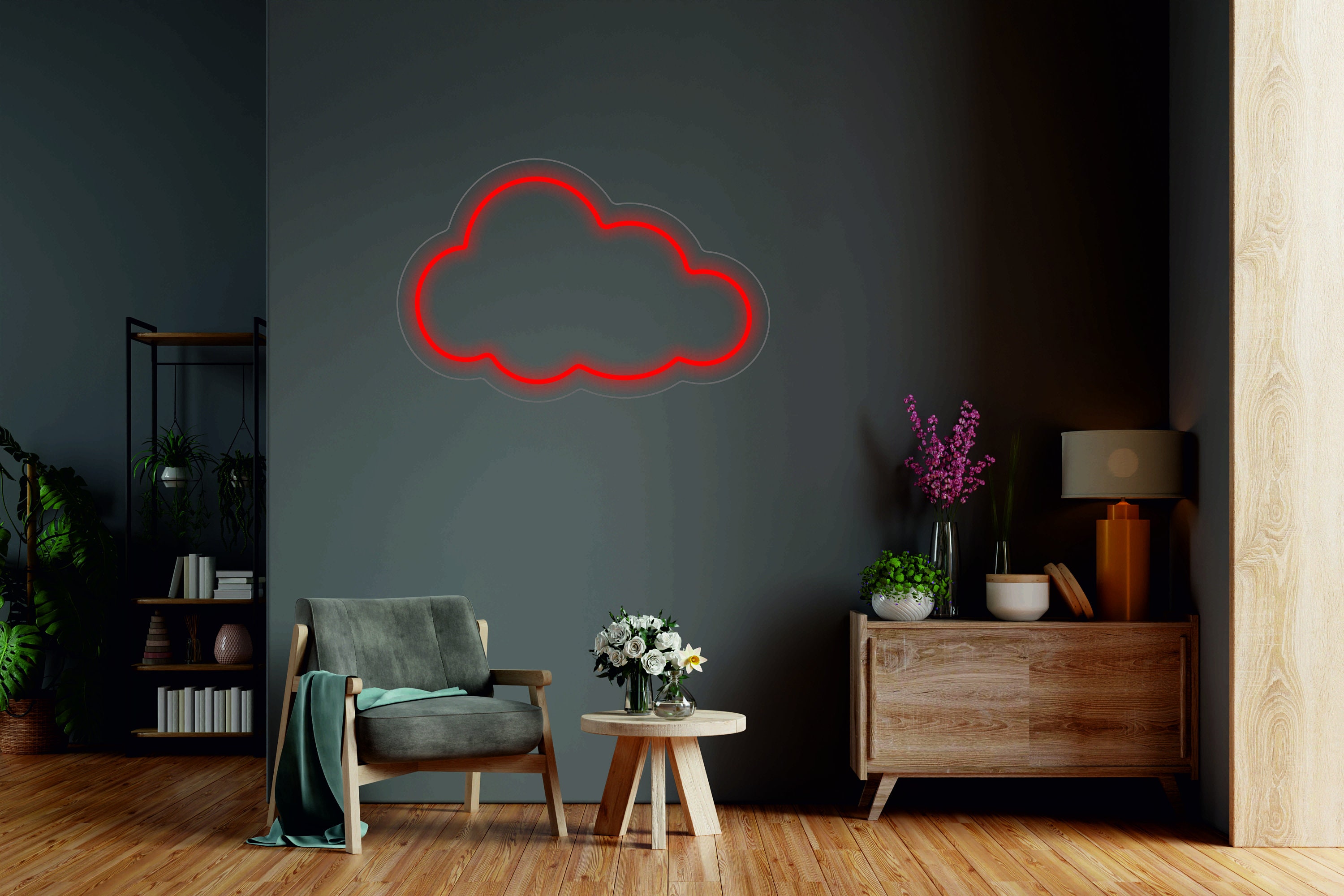 Cloud Neon Sign, Kids Room Led Decor, Kids Night Light, Room Decor Neon Sign, Bedroom Neon Sign