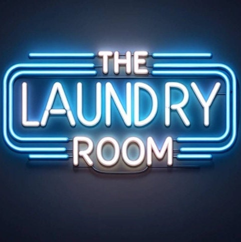 Neon Sign Inscription The Laundry Room, Laundry Neon Sign, Neon Signs For Laundromats