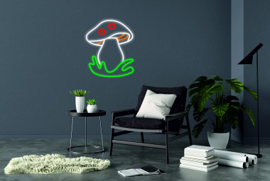 Mushroom - Neon Light Sign, Mushroom Lamp, Mushroom Decor, Mushroom Neon Gift