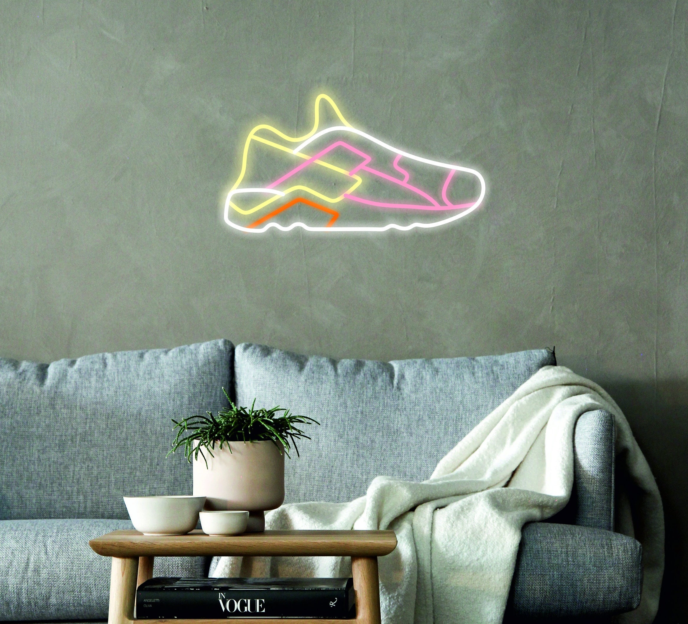 Sneaker - Led Light Neon Sign, Custom Sneakers, Sneaker Neon Light, Shoes Store Decor