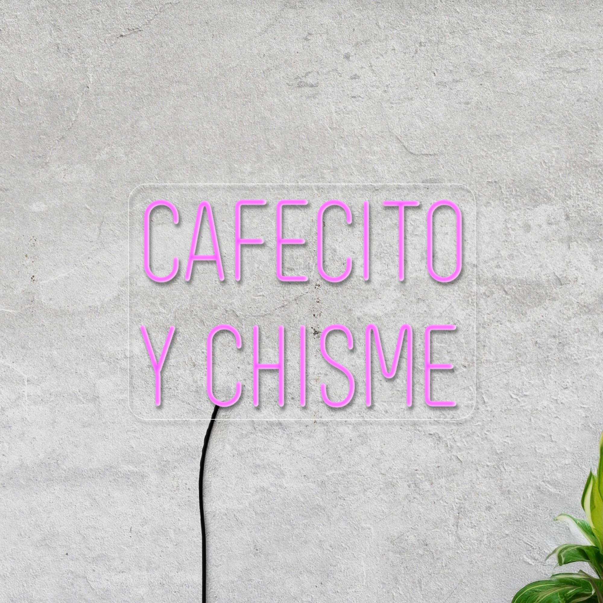 Cafecito Y Chisme Neon Sign, Coffee Neon Sign, But First Coffee Neon Sign, Cafe Neon Sign Restaurant, Coffee Bar Neon Sign, Coffee Art Decor