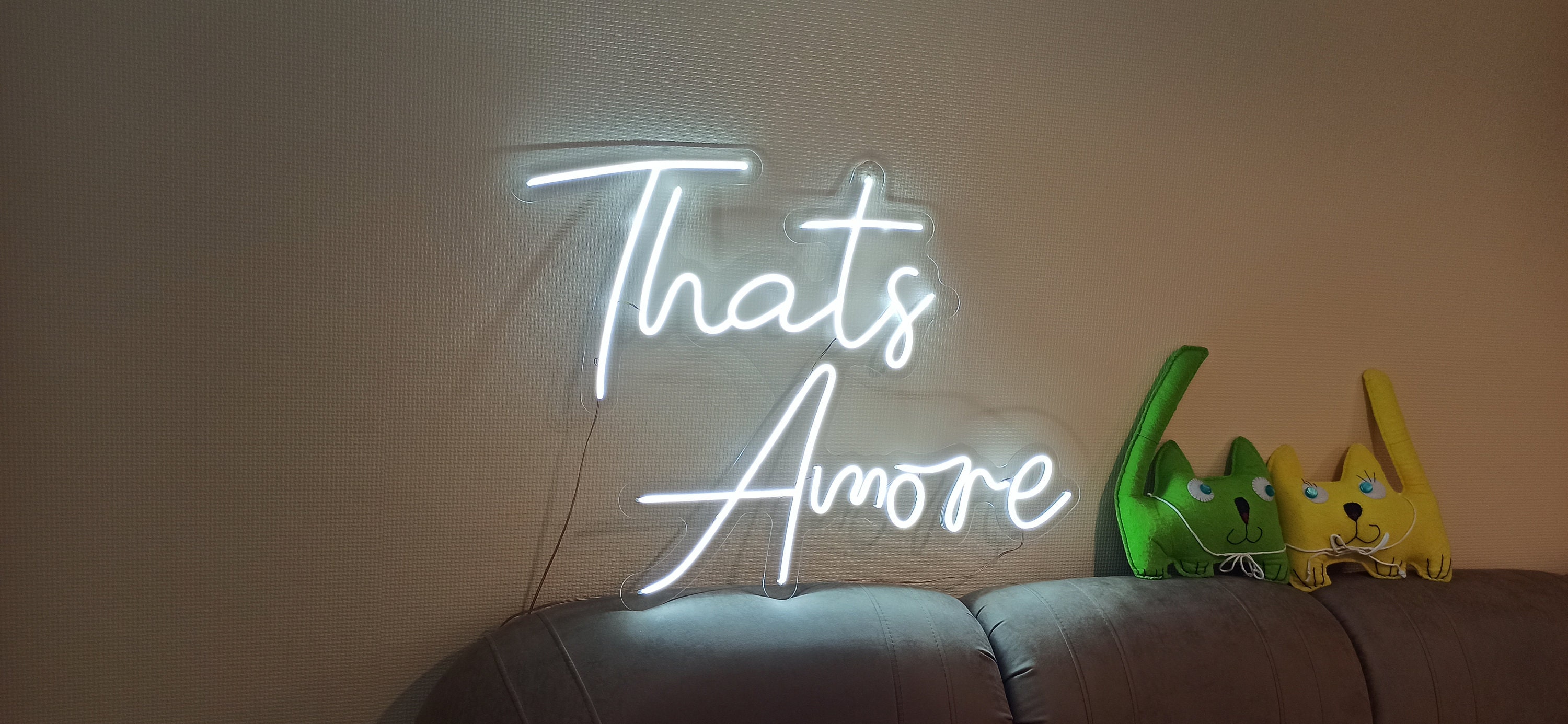 That's Amore - Led Light, That's Amore Neon Sign, Neon Sign, Romantic Neon Light That's Amore, Neon Sign Love Quote That's Amore