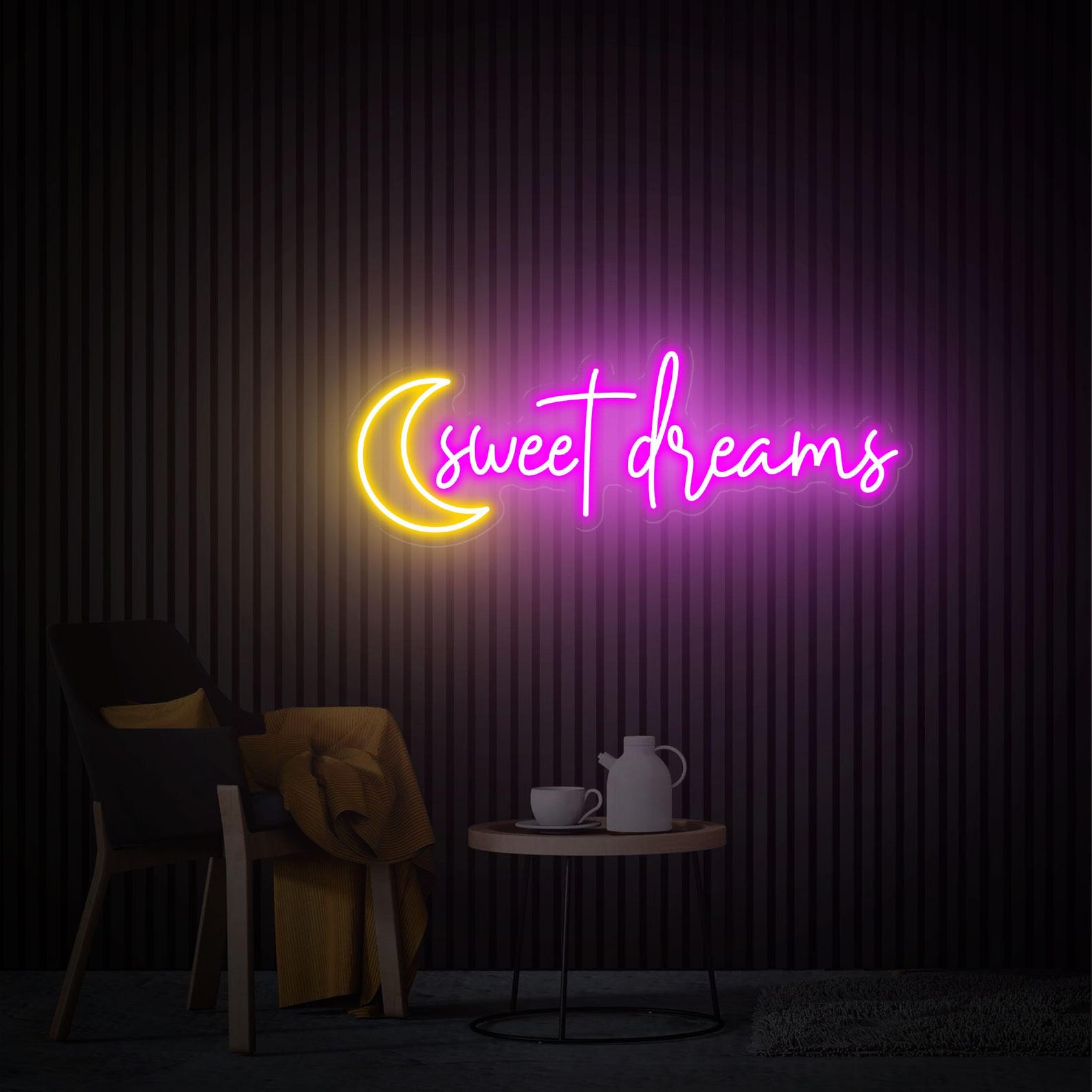 Sweet Dreams Neon Sign, Sweet Dreams Led Light Sign Dimmable, Custom Neon Sign, Led Sign for Bedroom, Neon Sign Wall Decor, Birthday Gift