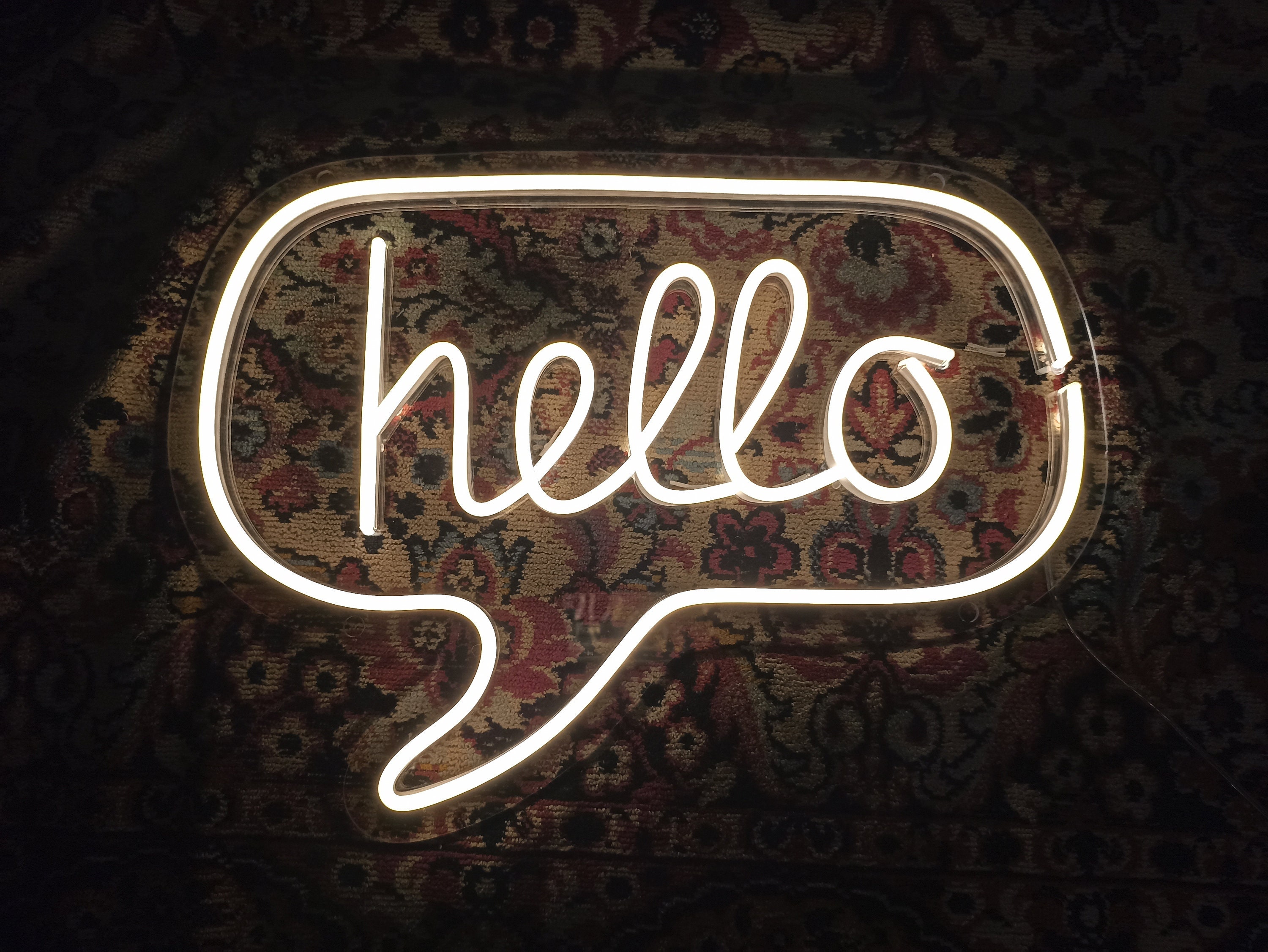 Hello Neon Sign, Hello Led Light, Hello Neon Sign, Gift Neon Sign, Hello Neon Light Sign