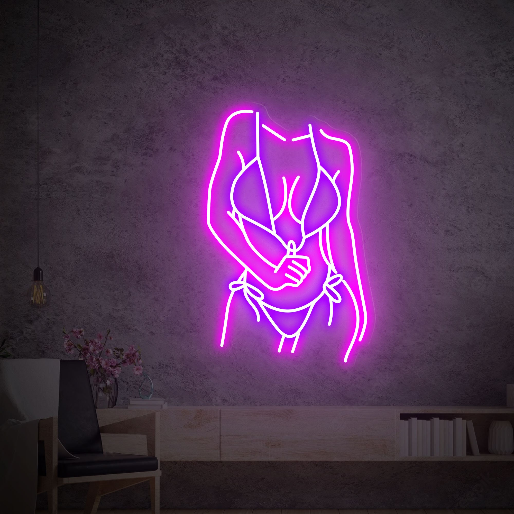 Sexy Body Led Neon Sign, Female Woman Figure Led Lights, Wall Decor, Sexy Girl Neon Sign, Custom Neon Sign, Sexy Body Led Sign