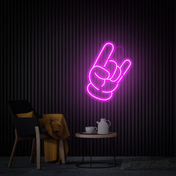 Hand Neon Sign, Hand Gesture Led Light, Rock on Hand Neon Sign, Gift for Boys, Custom Neon Sign, Home Bedroom Decor Christmas Gifts