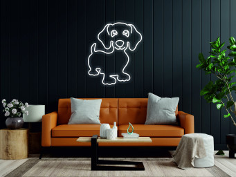Dachshund Dog Pet Light Sign, Sign Lights for Wall and Bedroom, Night Plug in for Toddlers and Kids, Wall Mount, Bedroom Dog