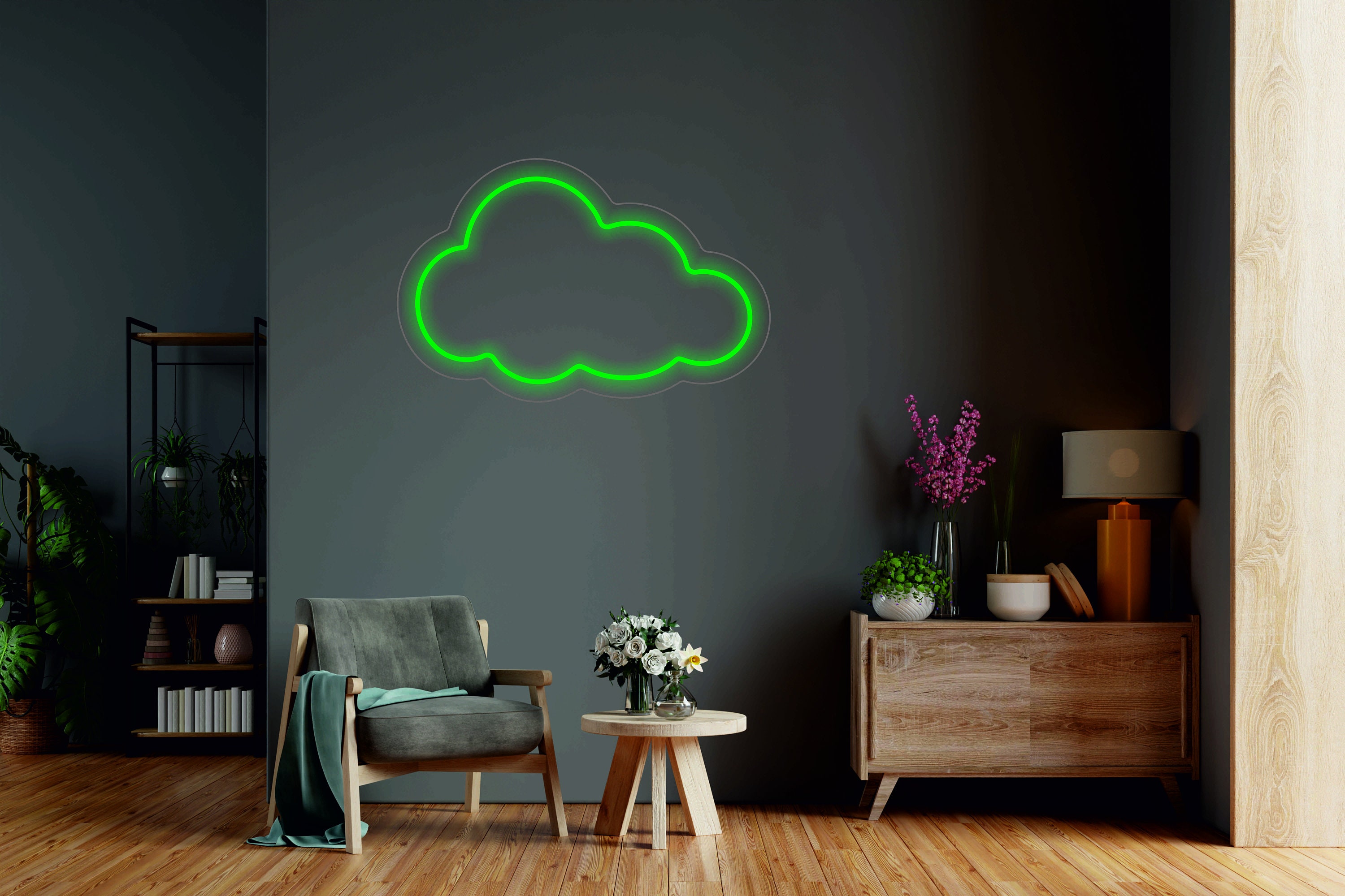Cloud Neon Sign, Kids Room Led Decor, Kids Night Light, Room Decor Neon Sign, Bedroom Neon Sign