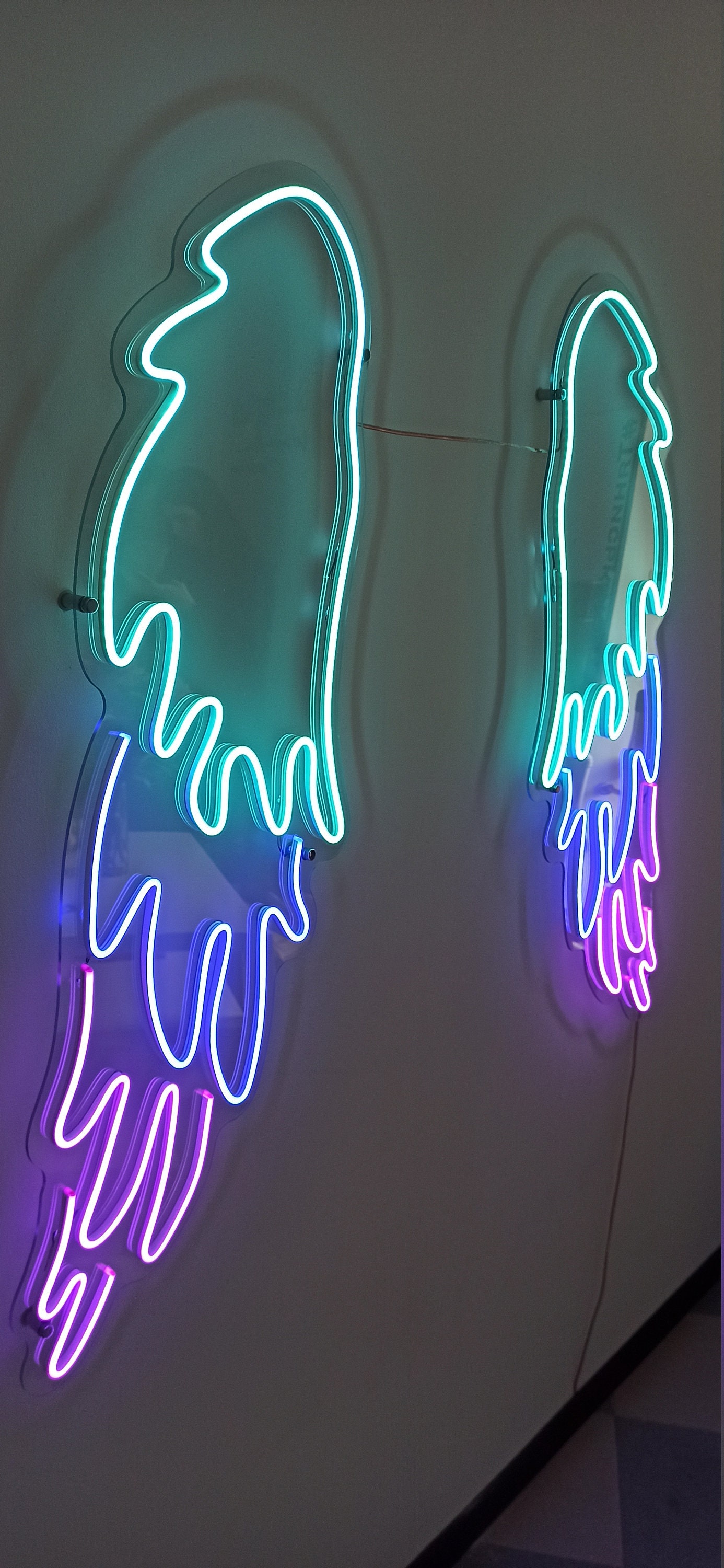 Angel Wings Wall Decor - Led Light Wings, Neon Angel Wings, Glowing Wings, Custom Led Wings