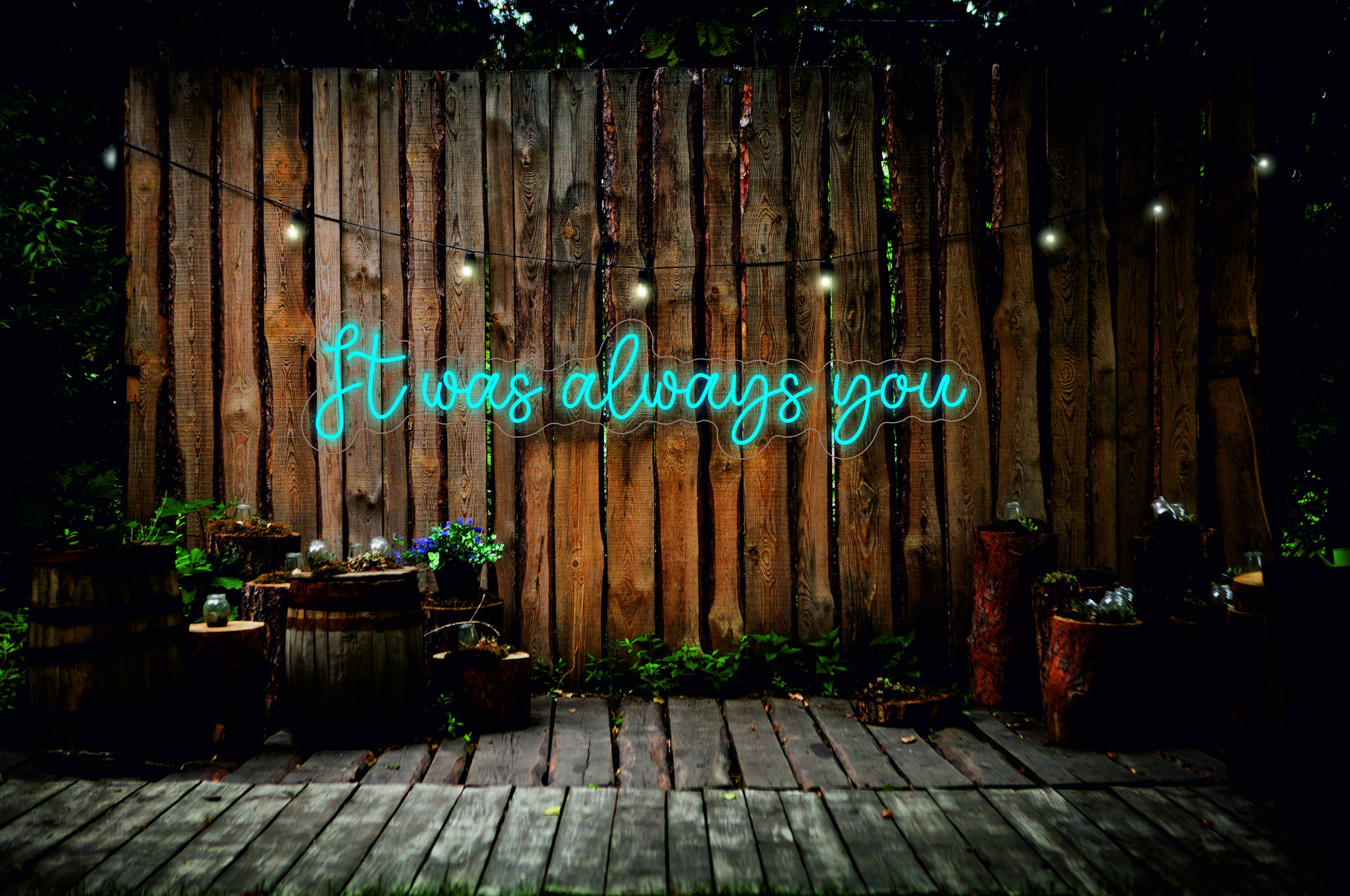 It Was Always You Neon Sign, Wedding Neon Sign, Custom Neon Sign