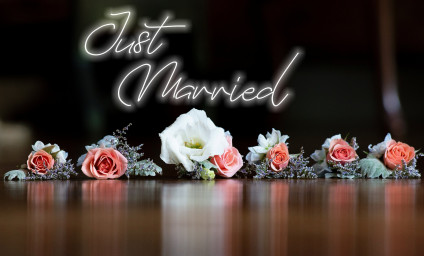 Just Married Wedding Neon Sign, Just Married Wedding Led Light Decor, Neon Glow To Your Wedding Reception, Wedding Decor, Custom Neon Sign