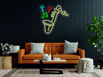 Saxophone Neon Sign, Music Jazz - Led Light Neon Sign