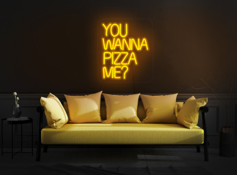 You Wanna Pizza Me Neon Sign, Pizza Neon Art, Pizza Led Sign, Pizza Light Sign, Pizzeria Neon Sign, Pizzeria Decor, Neon Sign For Business