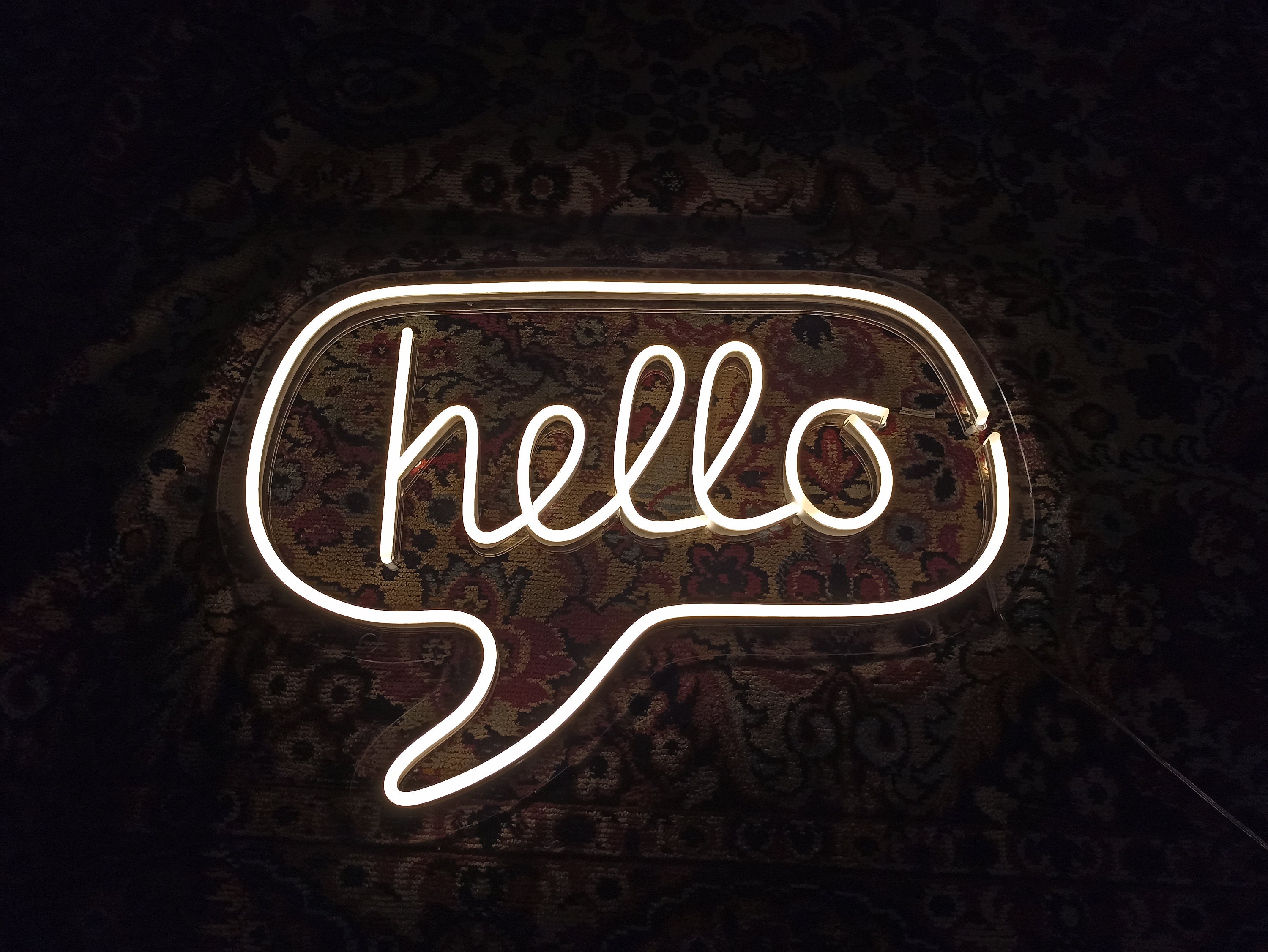 Hello Neon Sign, Hello Led Light, Hello Neon Sign, Gift Neon Sign, Hello Neon Light Sign
