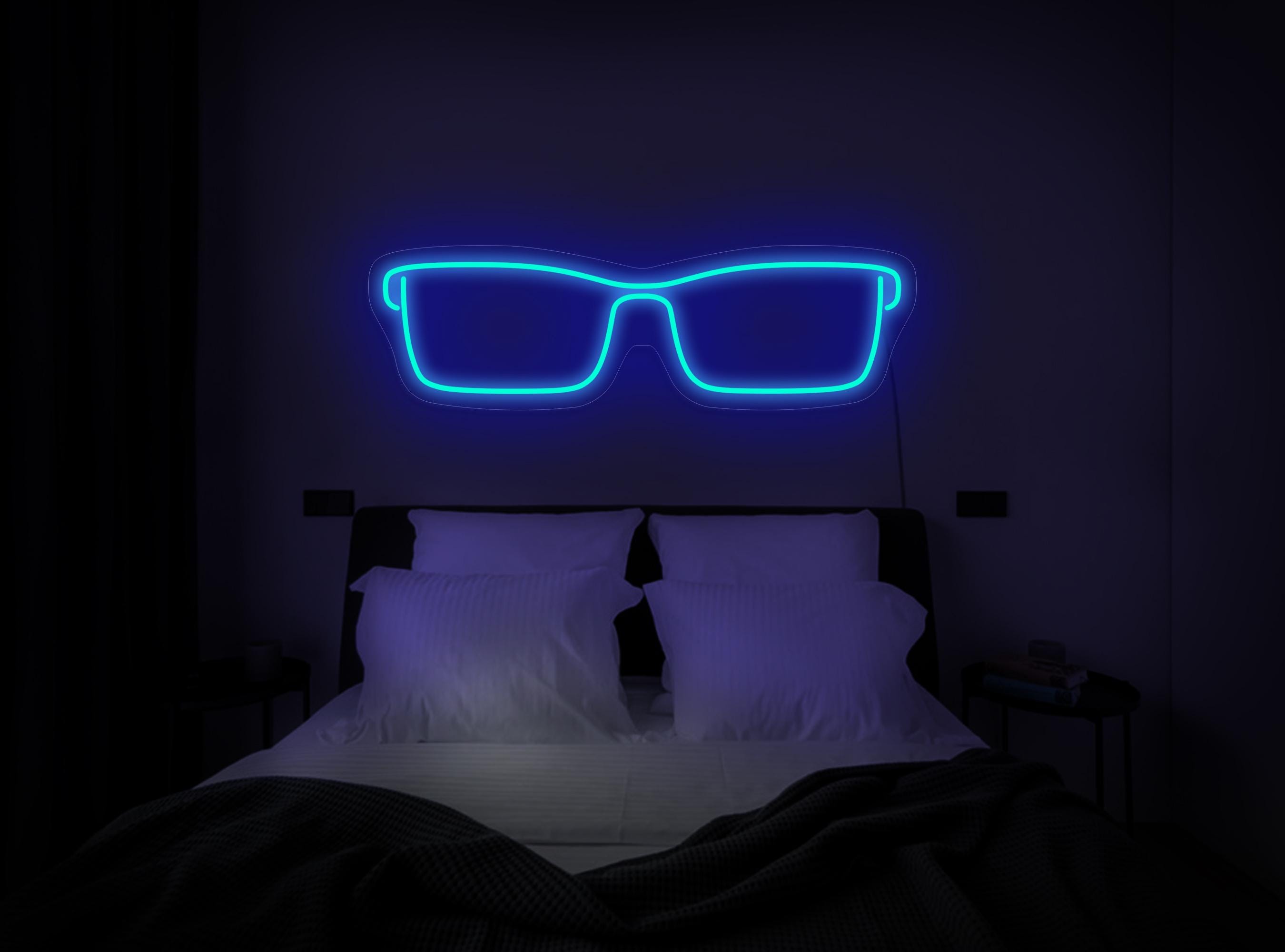 Eyeglasses Neon Sign, Eyeglasses Led Sign, Sunglasses Neon, Optometrist Neon Sign, Neon Sign Business, Optometrist Decor, Eyeglasses Decor