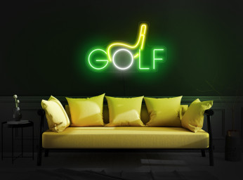 Golf Neon Sign, Golf Club Neon Light, Golf Light Sign, Golfer Gift, Sports Club Neon Sign, Golf Wall Art, Golf Wall Decor, Golf Room Decor
