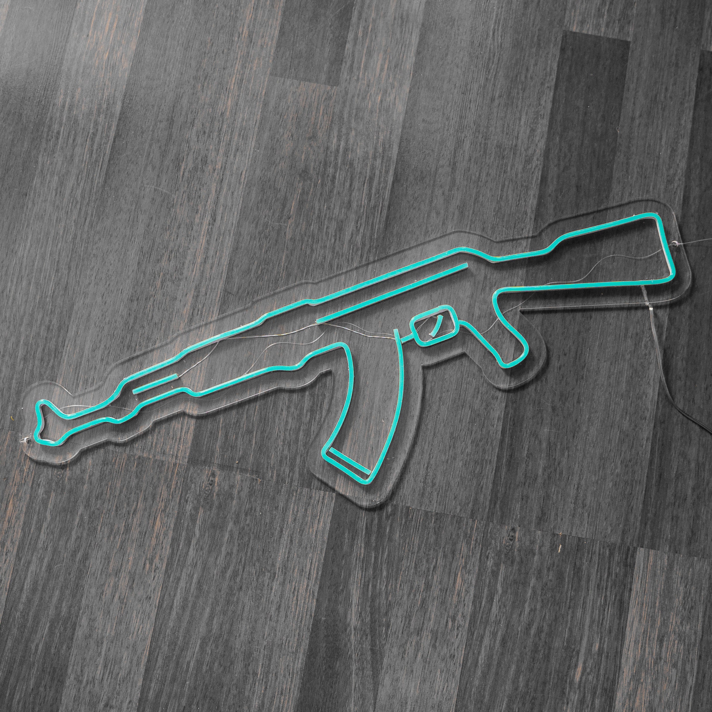 Ak47 Neon Sign, Ak47 Sign, Gun Neon Sign, Ak47 Led Sign, Rifle Neon Sign, Weapon Neon Sign, Ak47 Wall Decor, Gun Wall Decor, Weapon Decor