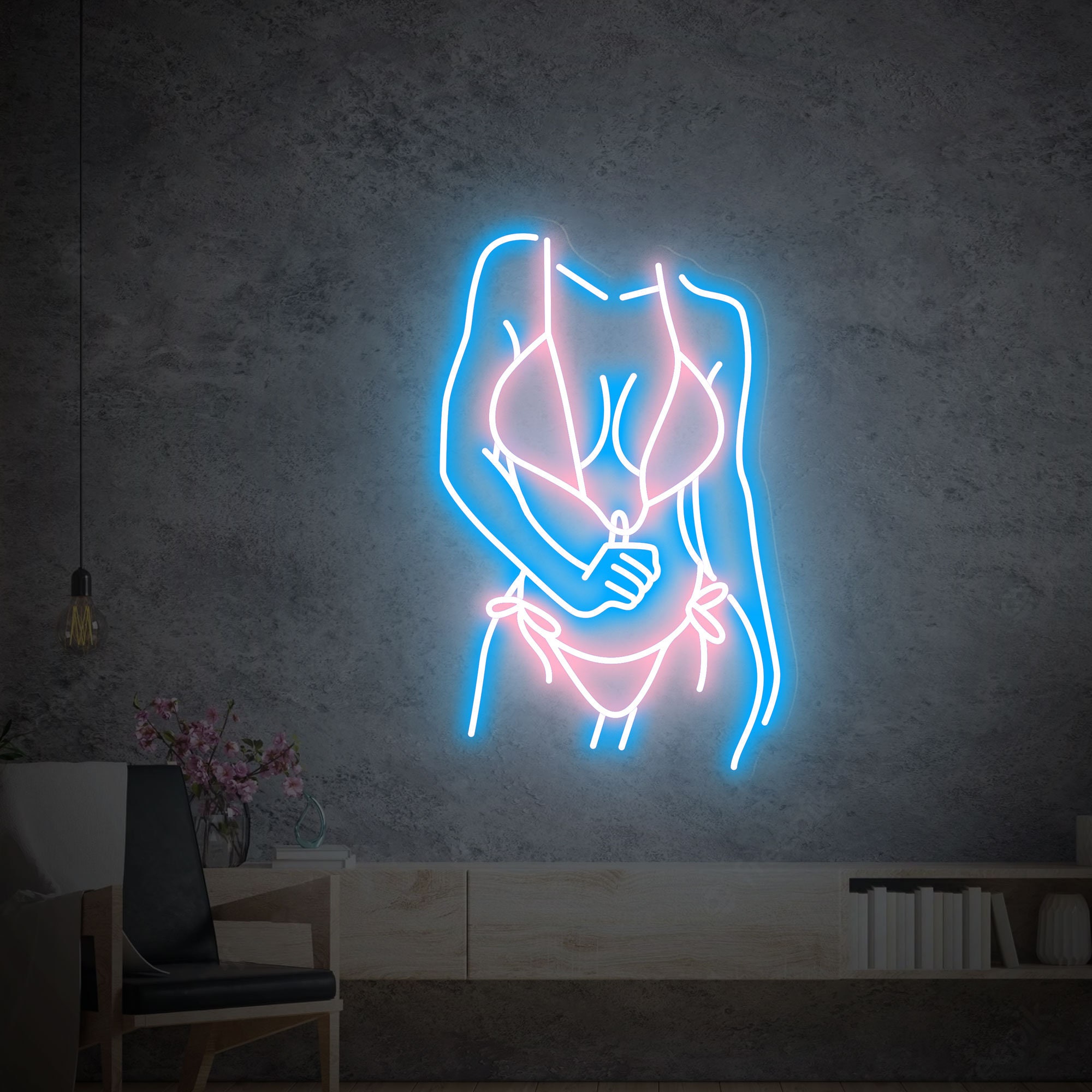 Sexy Body Led Neon Sign, Female Woman Figure Led Lights, Wall Decor, Sexy Girl Neon Sign, Custom Neon Sign, Sexy Body Led Sign